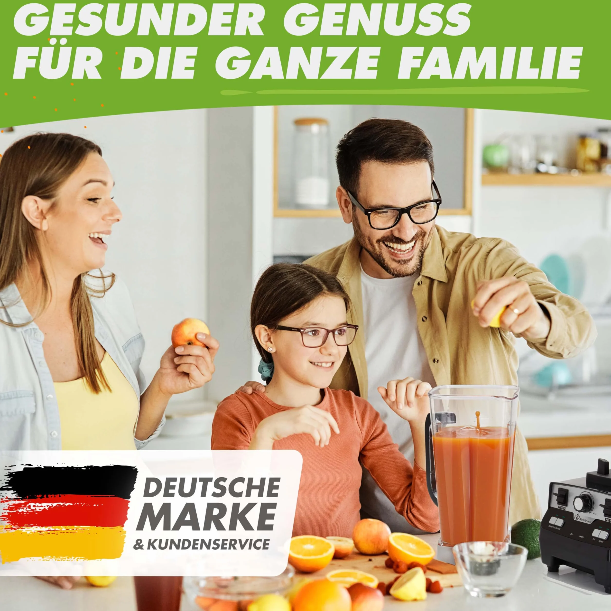NUTRI-BLENDER MAX Mikser Stojący 2000 W 2 l Tritan Bez BPA 9 Stopni Cyfrowy Timer