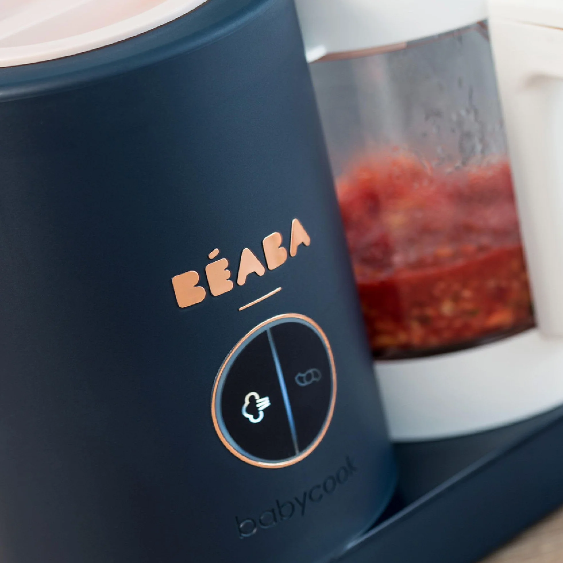BÉABA, Babycook Neo, mikser parowy 6 w 1, robot dla niemowląt, wyprodukowany we Francji, szklana miska, zbiornik ze stali nierdzewnej, duża pojemność, dywersyfikacja żywności, małe słoiki dla dzieci,