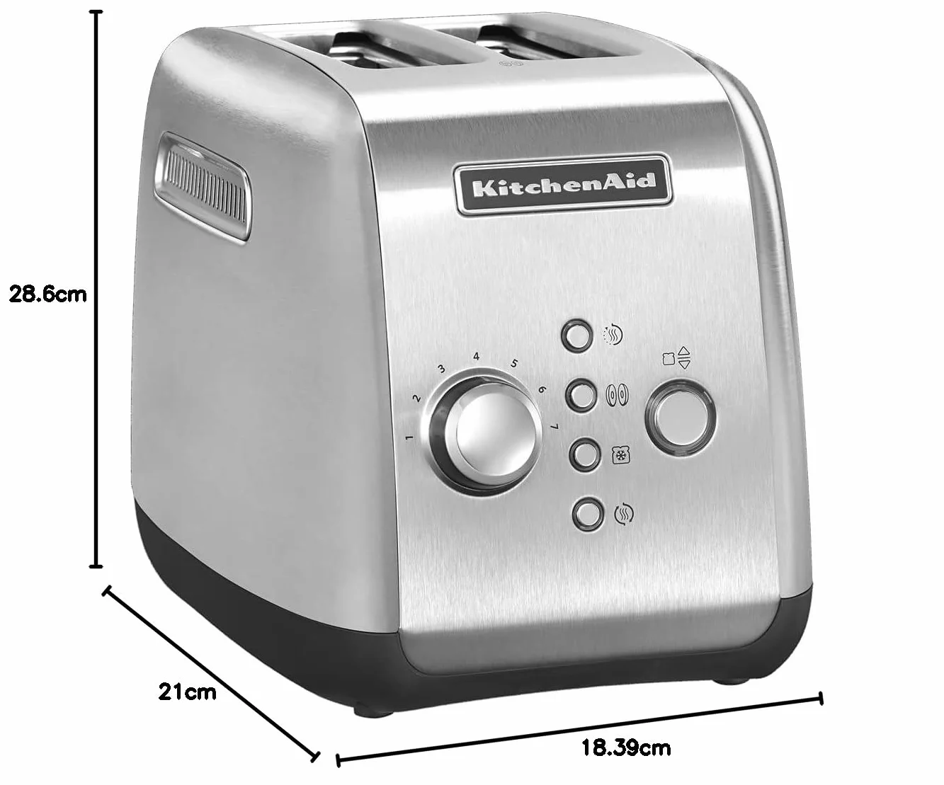 KitchenAid Toster na 2 tarcze – stal nierdzewna 5KMT221ESX