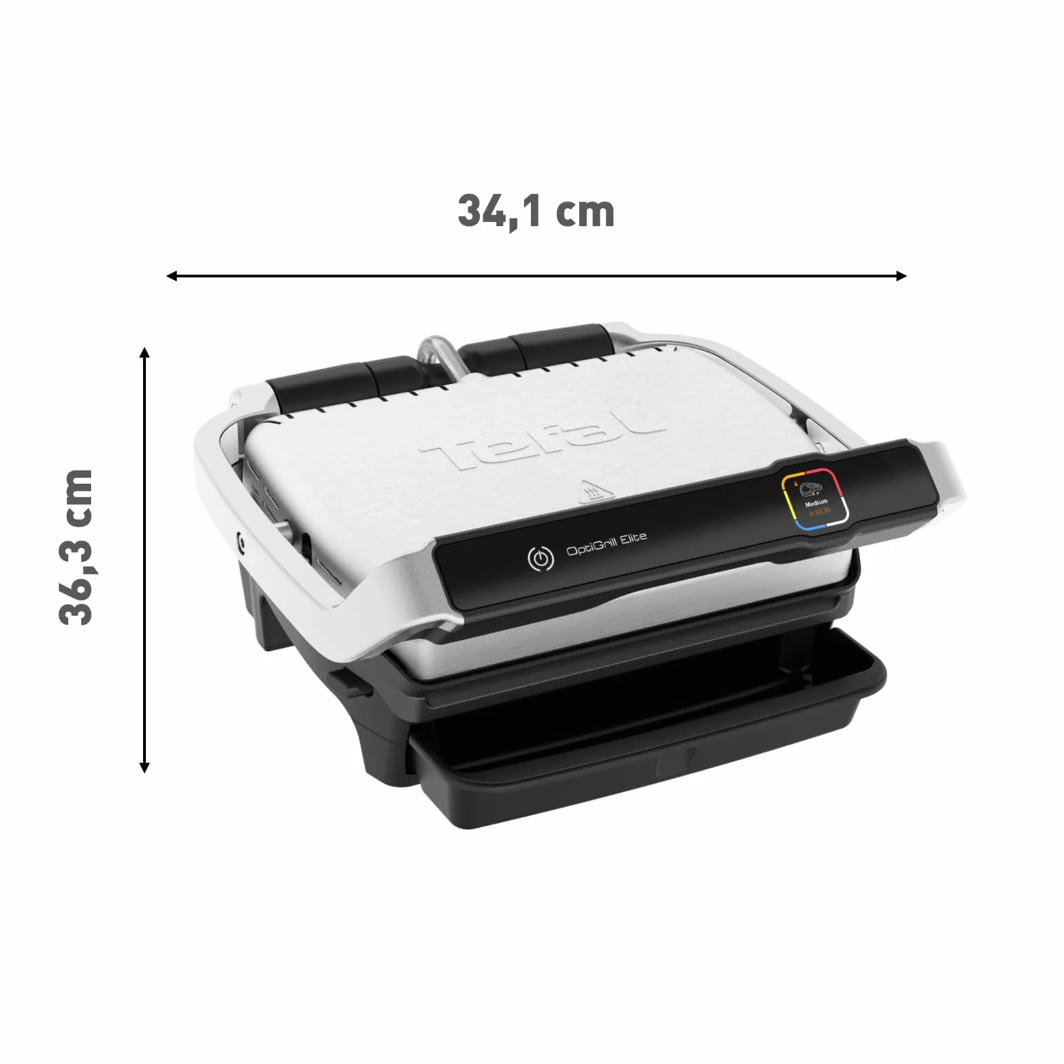Tefal Optigrill Elite GC750D elektryczny grill 12 programów Grillboost czujnik