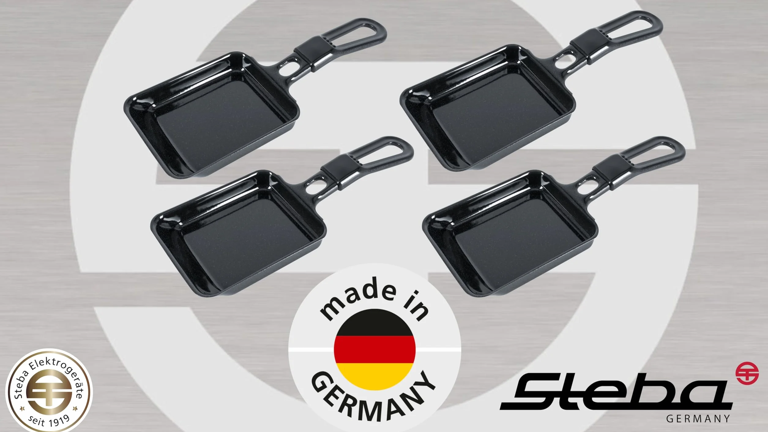 Steba zestaw 4 szt uniwersalne patelnie do raclette