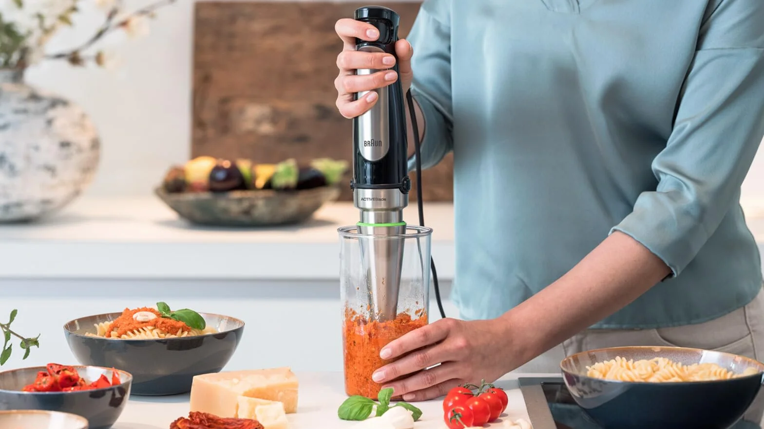 Braun MultiQuick 7 MQ 7075X blender ręczny immersyjny ze stali nierdzewnej ActiveBlade