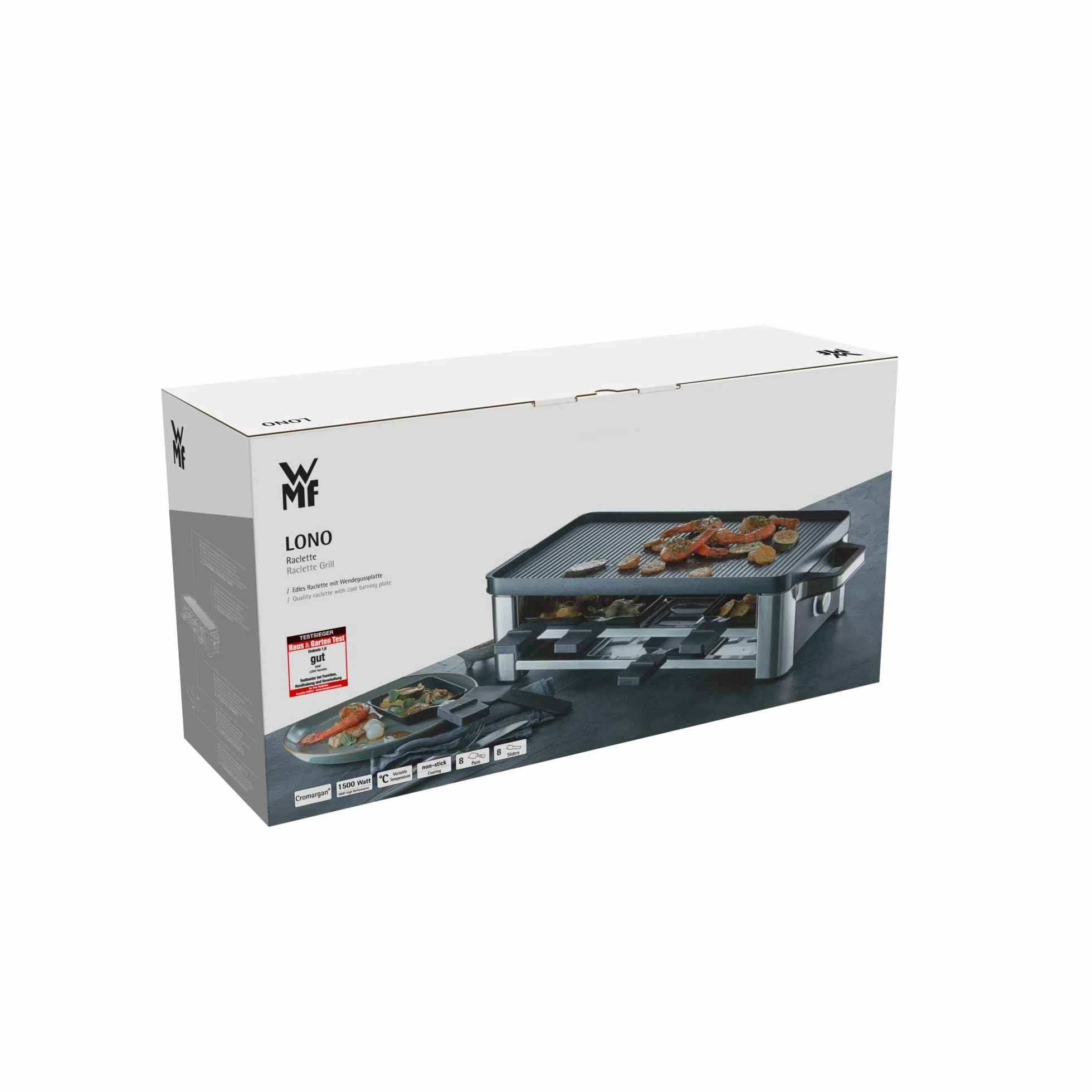 WMF Raclette Grill Kuchenny 1500 W Srebrny