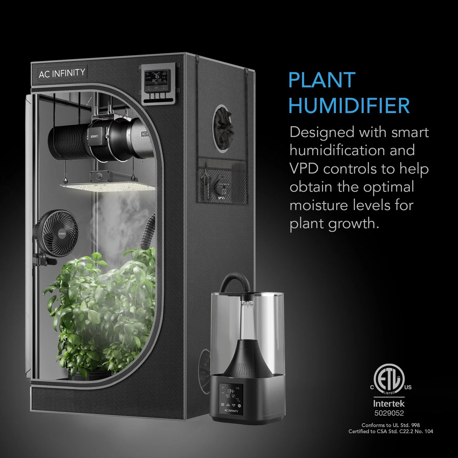 AC Infinity Humidifiers Single Room