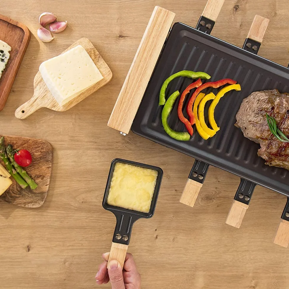 Cecotec Drewniane Raclette