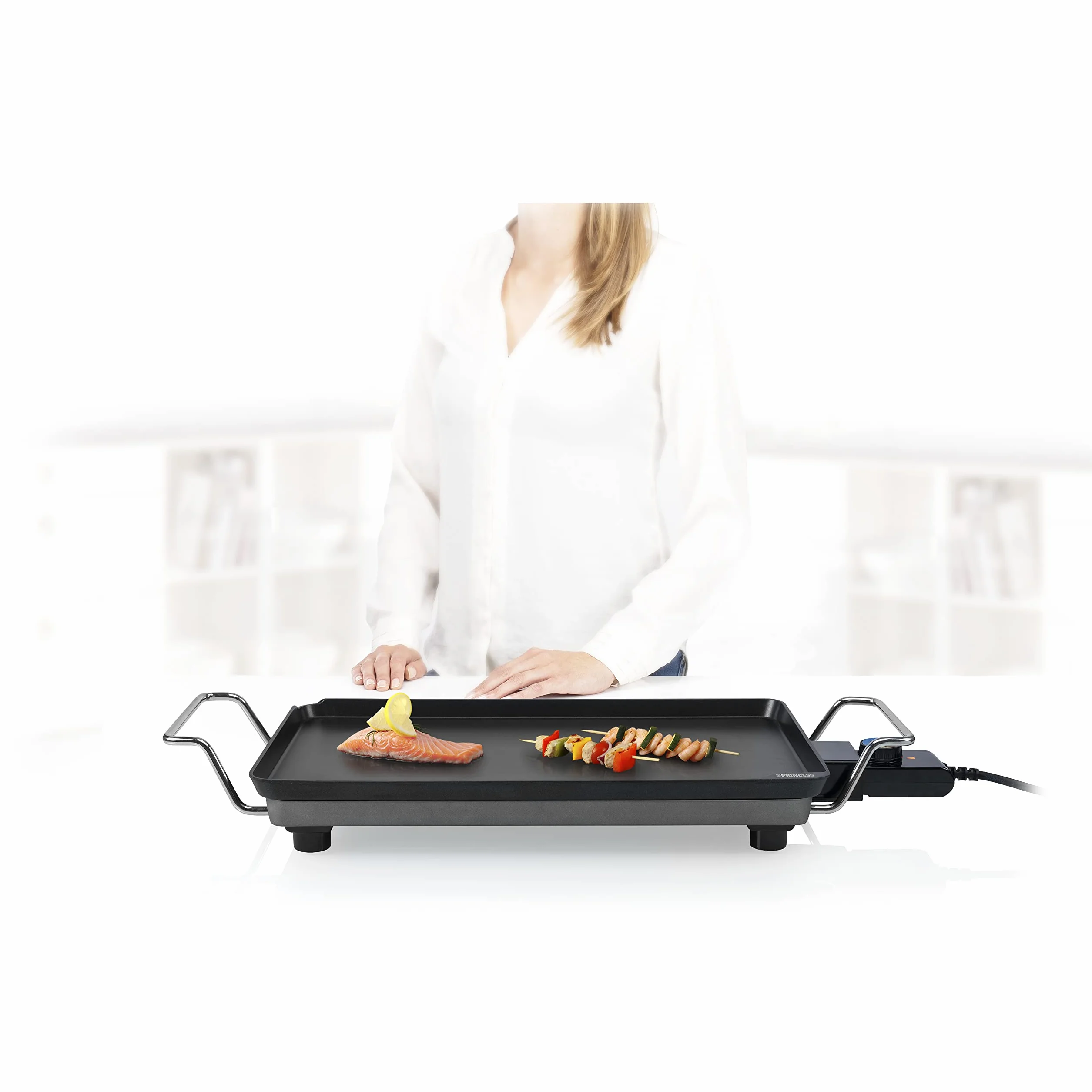 Princess Płyta Grillowa Chef Superior Classic 46x26 cm 2500 W Odlew Aluminiowy