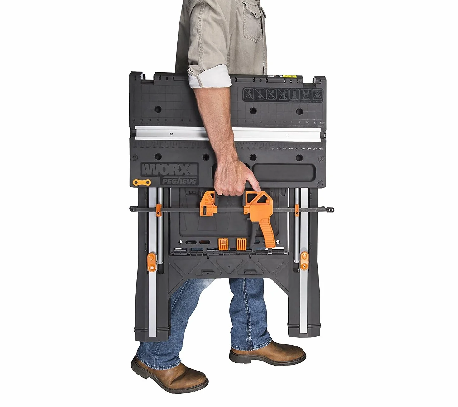 Worx Pegasus WX051 Składany Stół Roboczy z Szybkimi Zaciskami