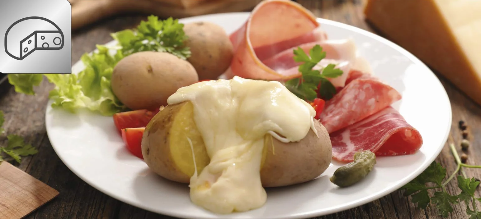 Tefal Raclette Colormania 3 w 1 Urządzenie do Raclette 1050 W, 8 Miseczek, Niebieska Stal