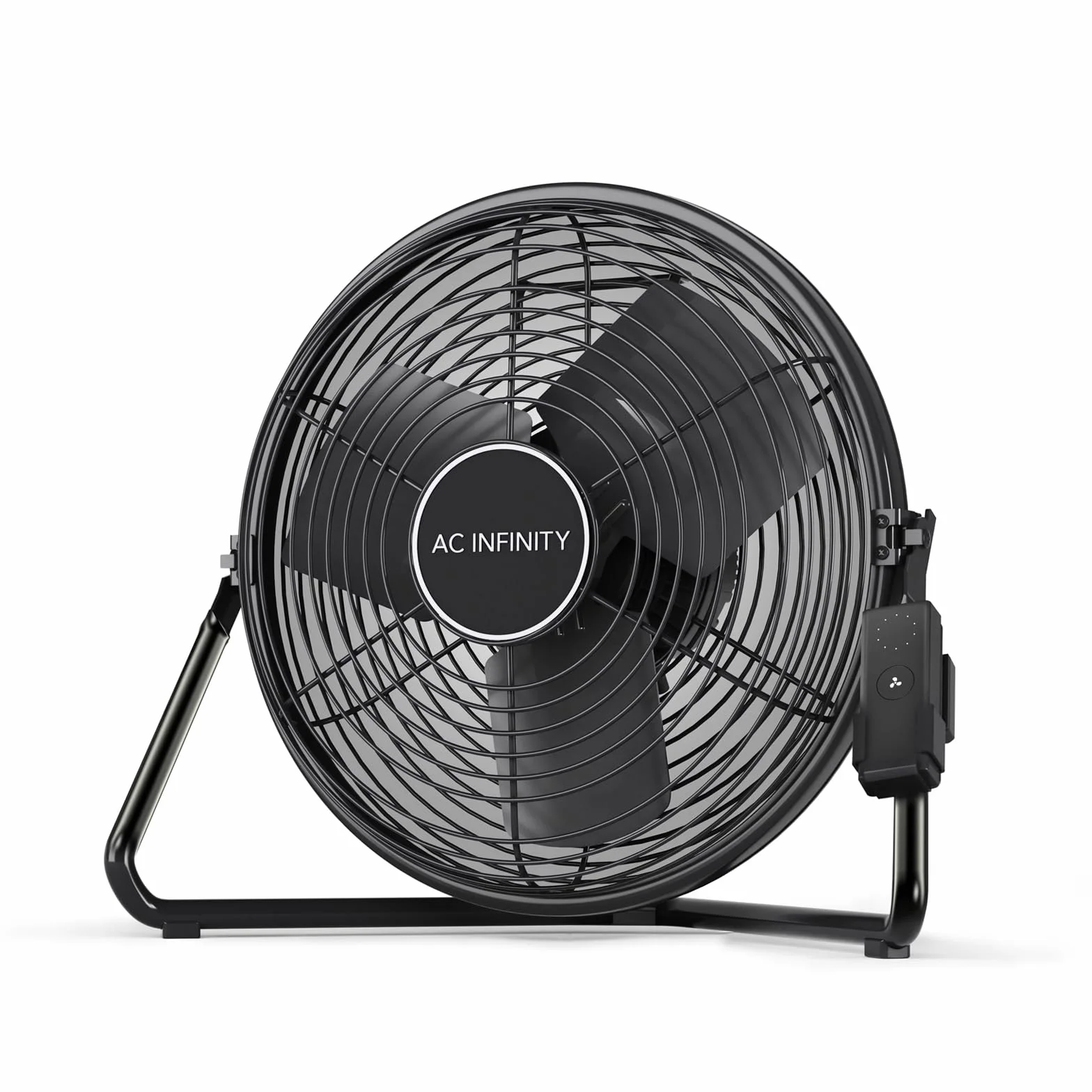 AC Infinity CLOUDLIFT S12, przemysłowy wentylator ścienny 30,5 cm z bezprzewodowym kontrolerem 10 prędkości, stojak podłogowy lub ścienny z silnikiem EC, do hydroponiki, szklarni, cyrkulacji