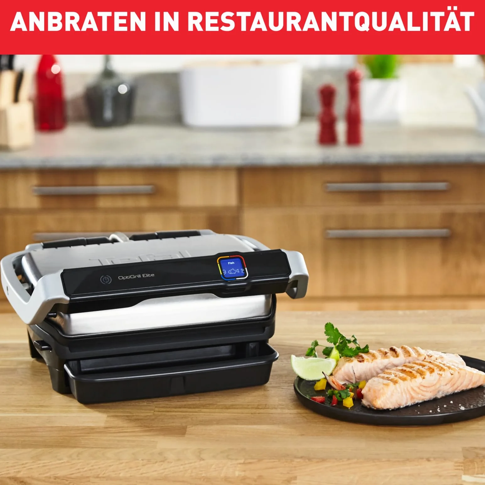 Tefal Optigrill Elite GC750D elektryczny grill 12 programów Grillboost czujnik