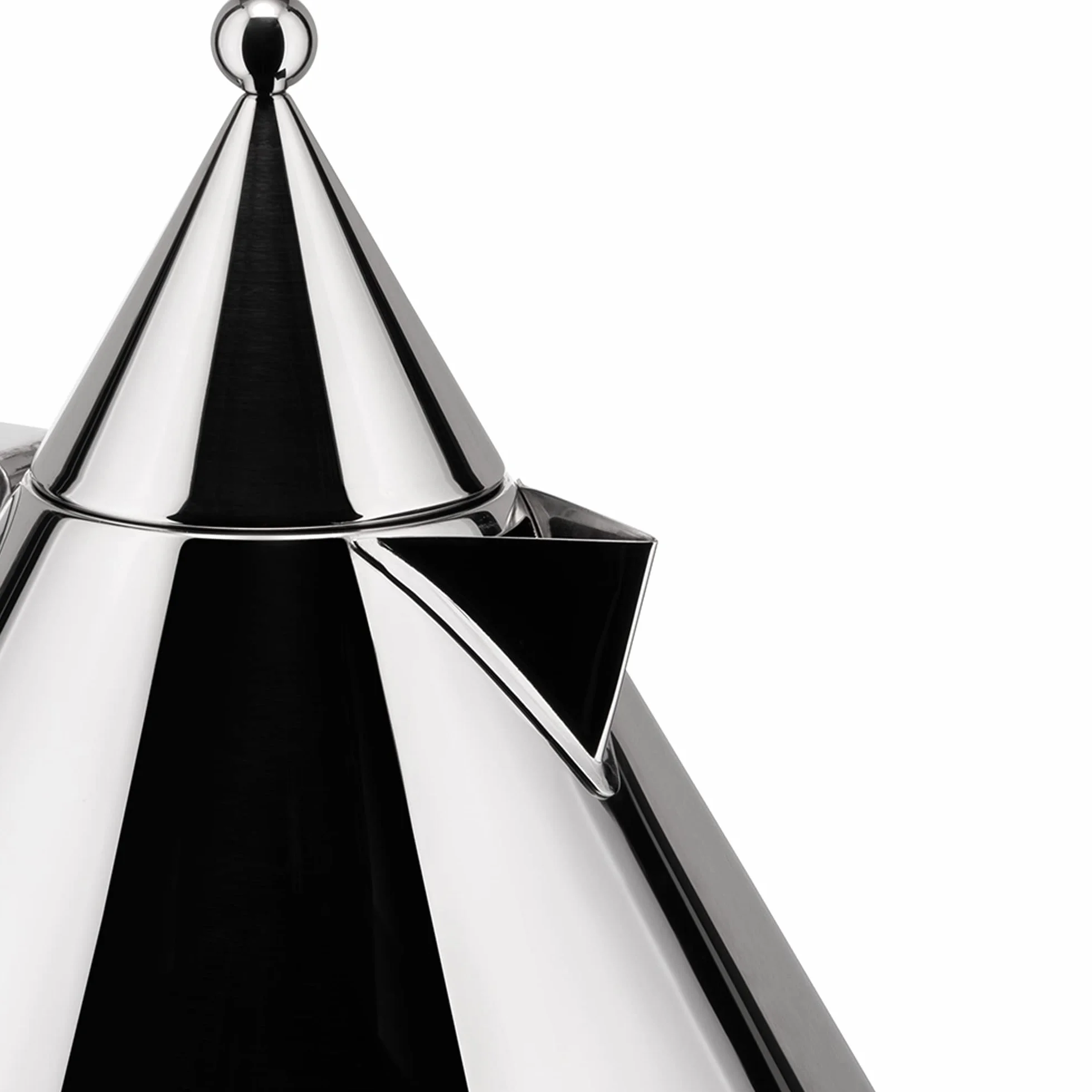 Alessi Il Conico Czajnik, Srebrny, 2l
