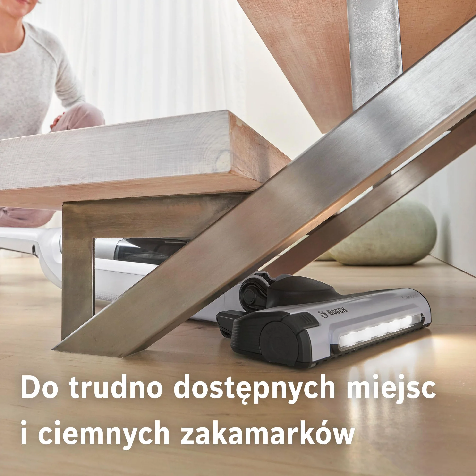 Bosch, Flexxo Gen2 Serie 4, 28 Vmax, 2w1, bezprzewodowy, bezworkowy, odkurzacz ręczny i pionowy, zintegrowane akcesoria, polar white metallic, BBH3ALL28