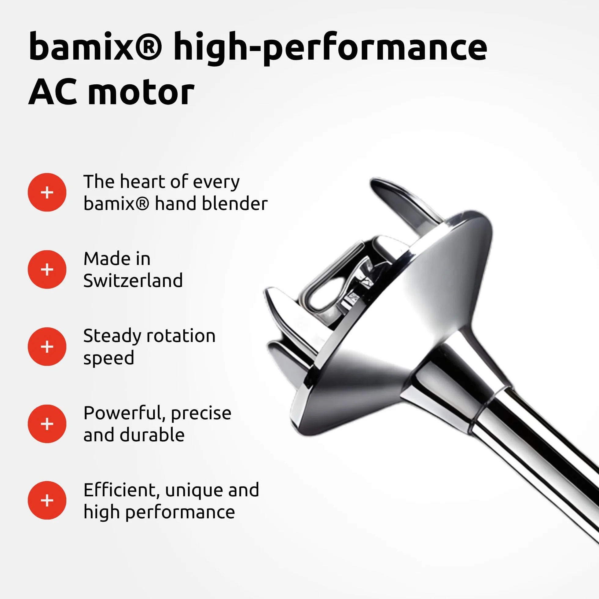 Bamix M350 Maxx blender ręczny czerwony