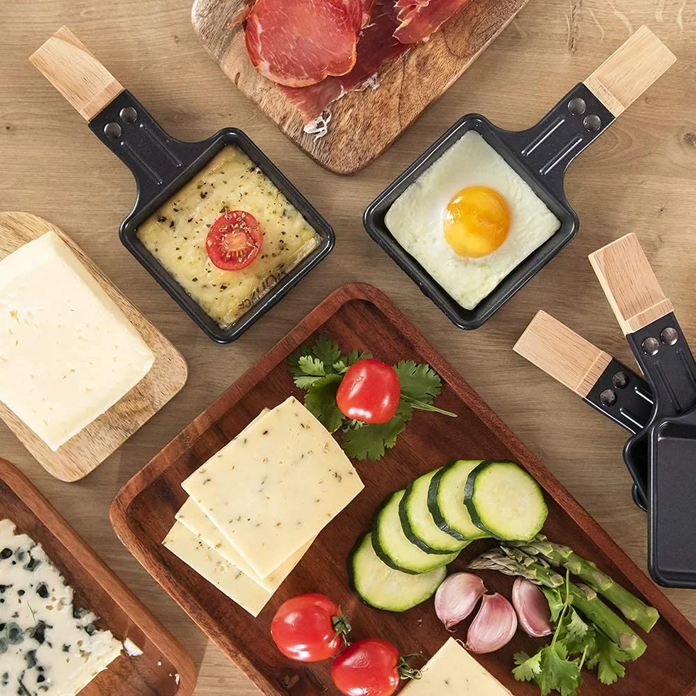 Cecotec Drewniane Raclette