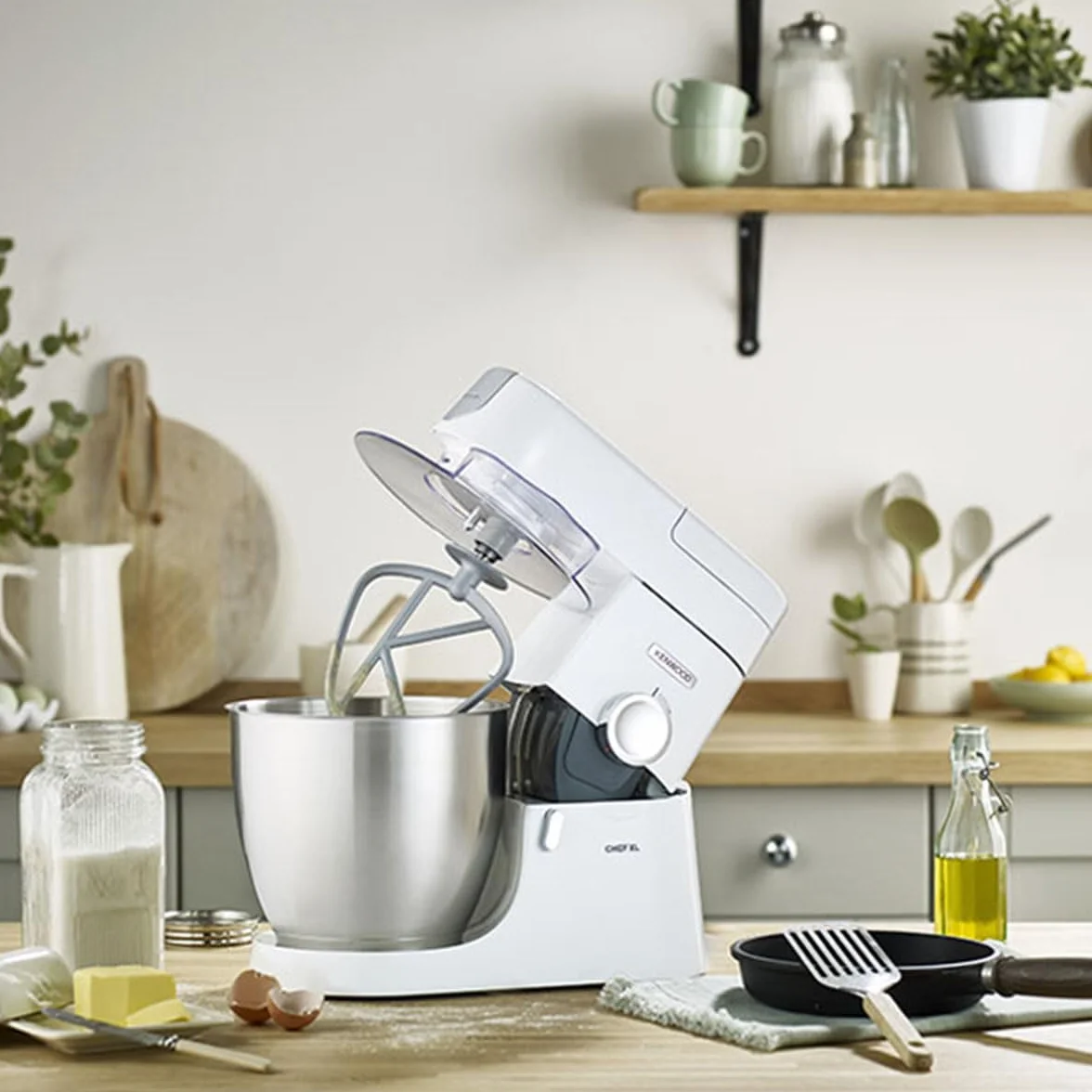 Kenwood KVL4100W Chef XL mikser planetarny 6,7 l 1200 W biały połysk