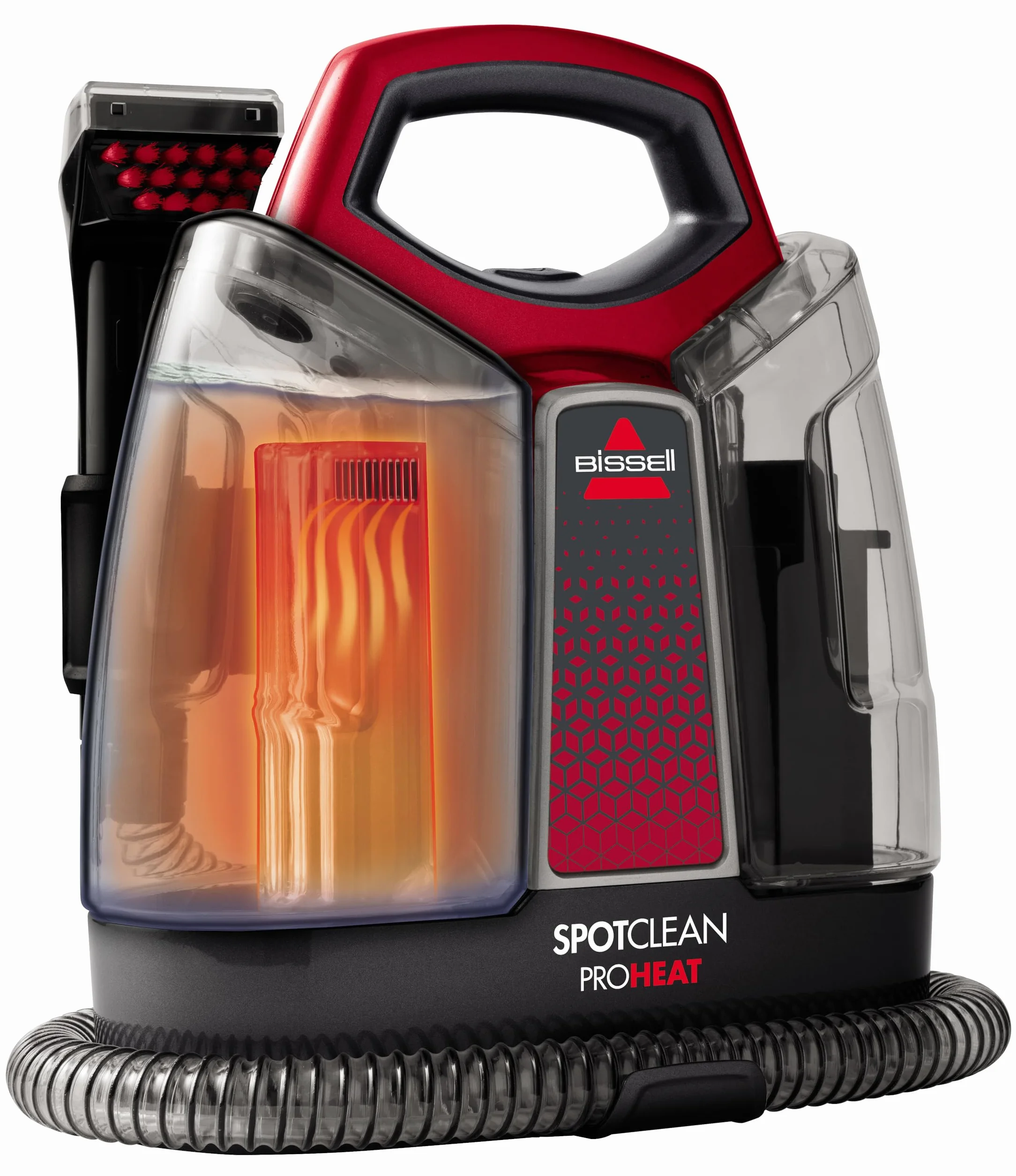 BISSELL SpotClean ProHeat, Odkurzacz Piorący do Tapicerki, Odkurzacz Wodny z Technologią HeatWave, Odkurzacz do Prania Dywanów, Tapicerki, Samochodów, Kanapy i Innych, Mocny Silnik 330W, 36988