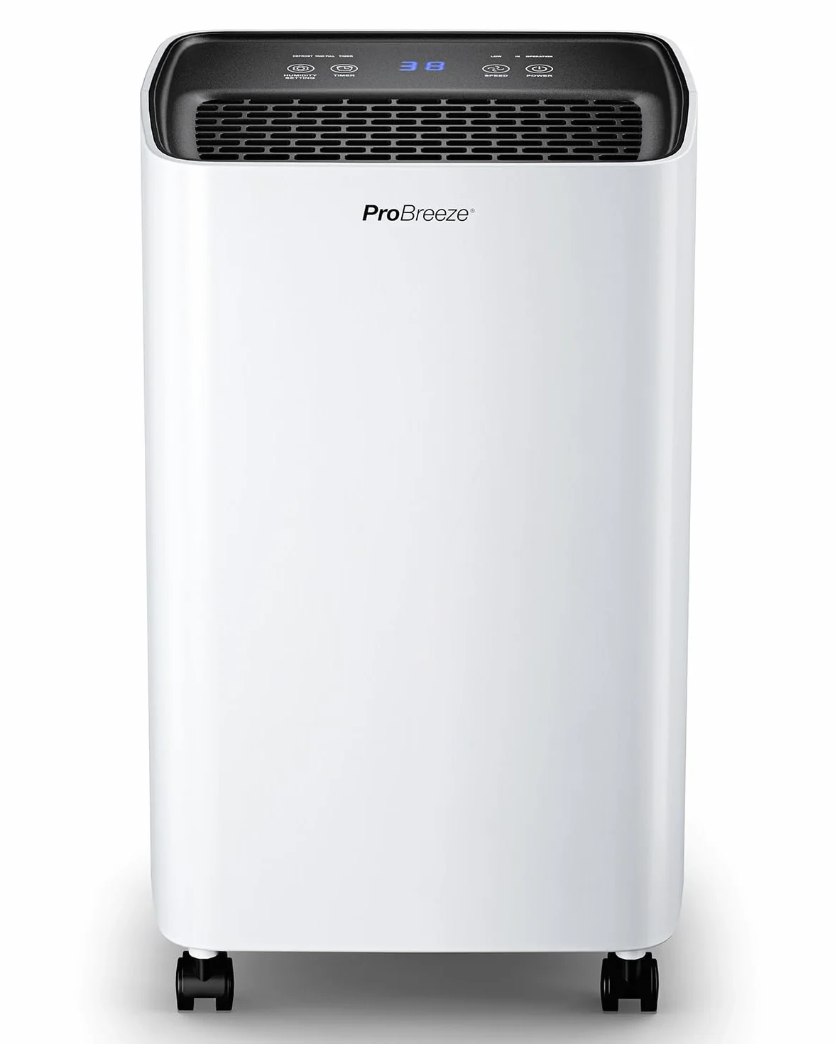 Osuszacz powietrza Pro Breeze 12 L z kompresorem, zbiornikiem 2 L, funkcją suszenia prania i automatycznym czujnikiem wilgotności, timer 24 h