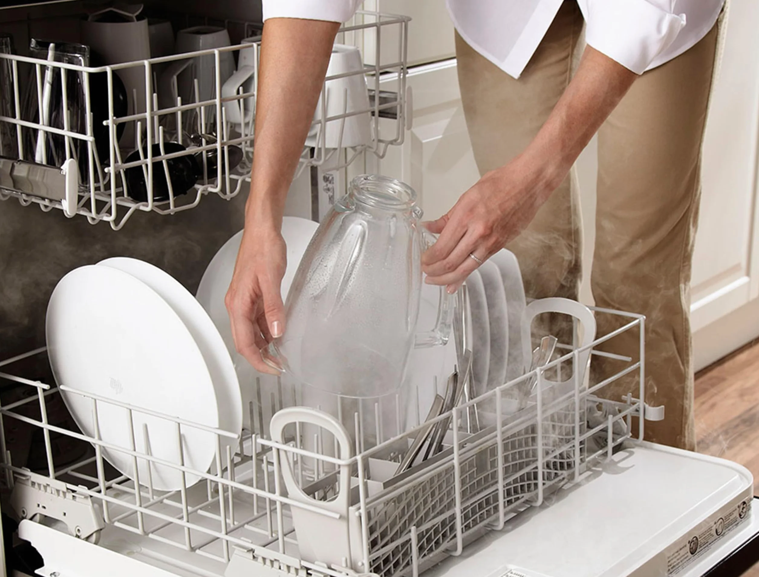 Oster Klasyczny blender z 3 prędkościami zdejmowane ostrza ze stali nierdzewnej trwała szklana miska odporna na zarysowania i zapachy 1,25 l 600 W Szara