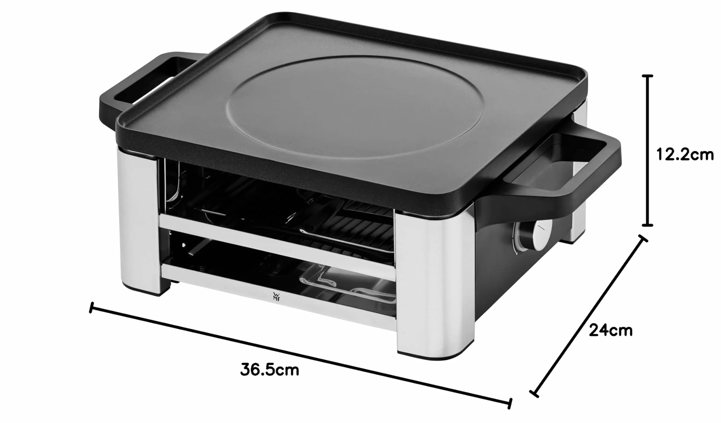 WMF Lono Raclette grill 870 W stal nierdzewna matowa dla 4 osób