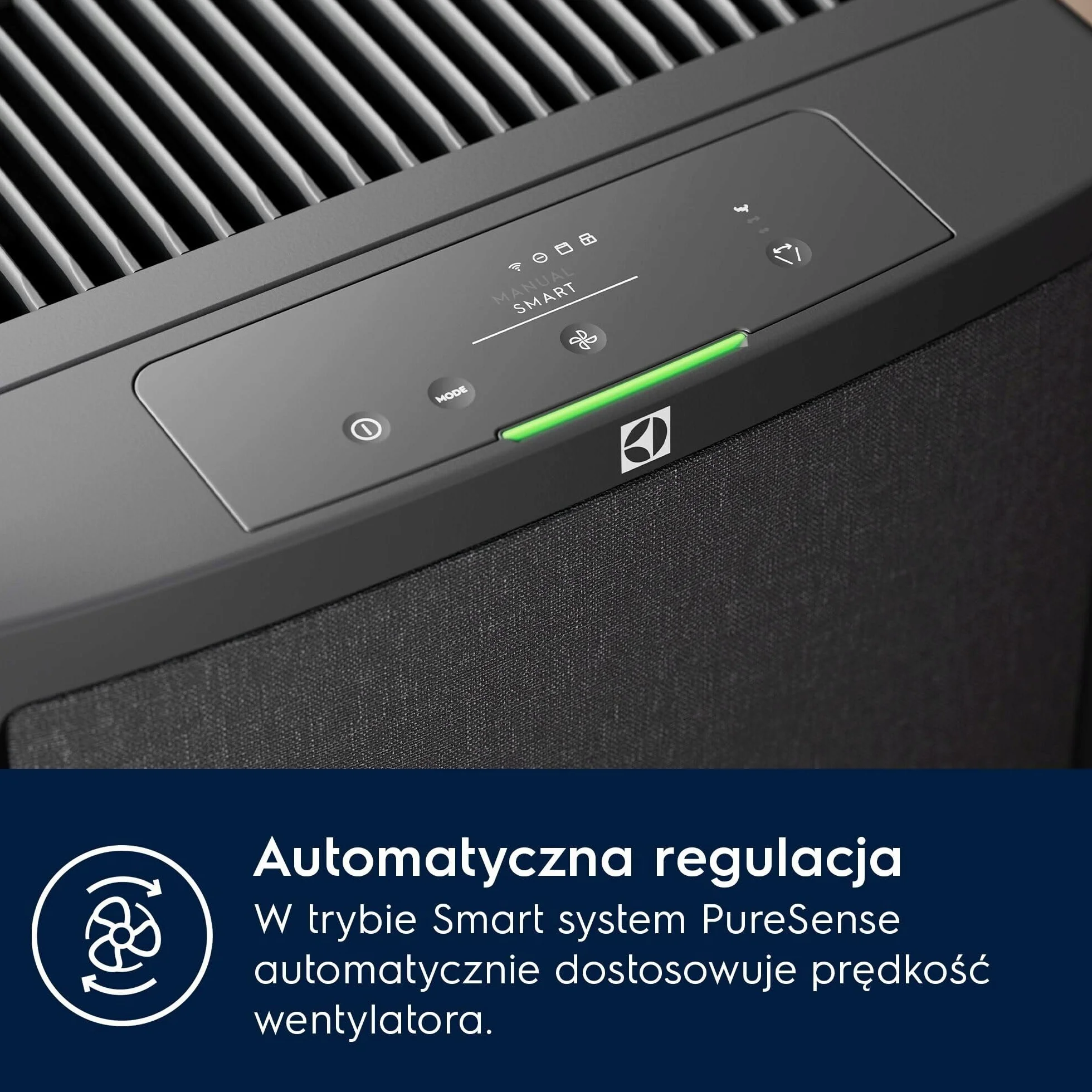 Electrolux EPU72771DG Pure Multi 700 oczyszczacz powietrza 2 w 1 z wentylatorem, podłączony, 5-stopniowy filtr, ciemnoszary