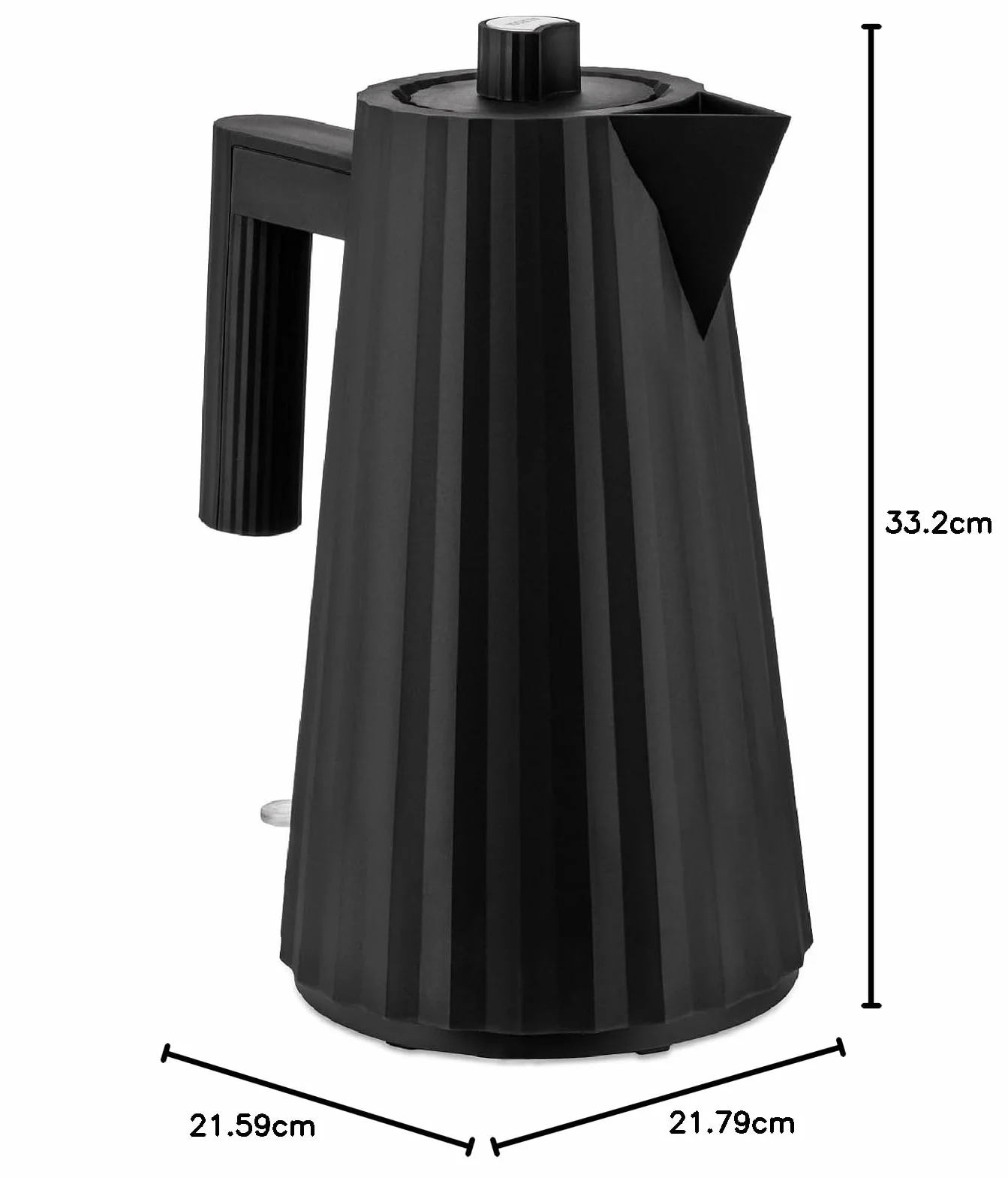 Alessi Alessi Czajnik Elektryczny, Czarny, 1,7 L