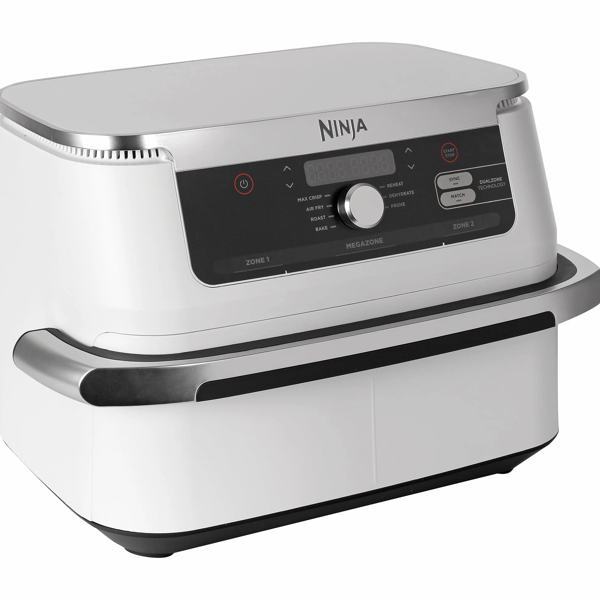 Ninja AF500EUWH Foodi FlexDrawer Doppel-Heißluftfritteuse