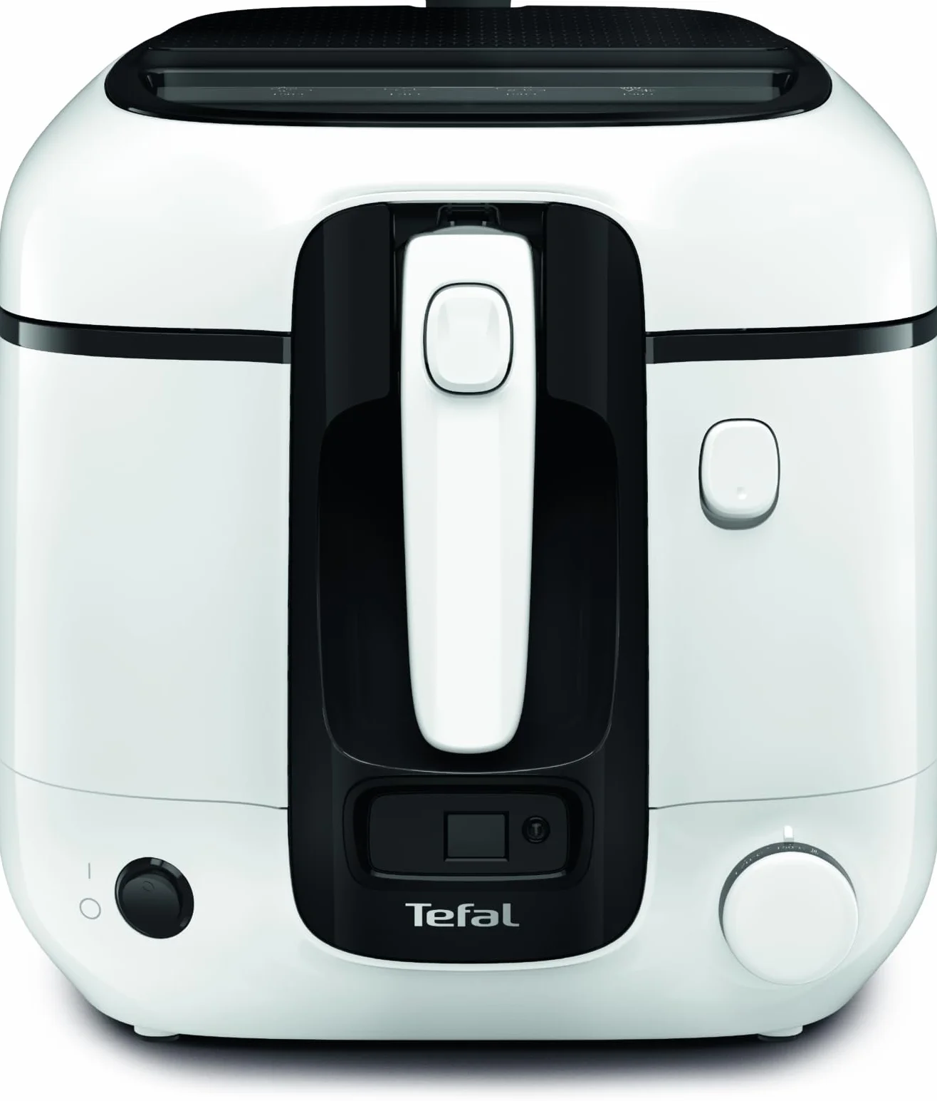 TEFAL FR3140 Super Uno Frytkownica, 1800W, pojemność 2,2L, filtr przeciwzapachowy, misa z nieprzywierającą powłoką, mycie w zmywarce, cyfrowy timer, okienko podgląd, regulowany termostat, biały/czarny