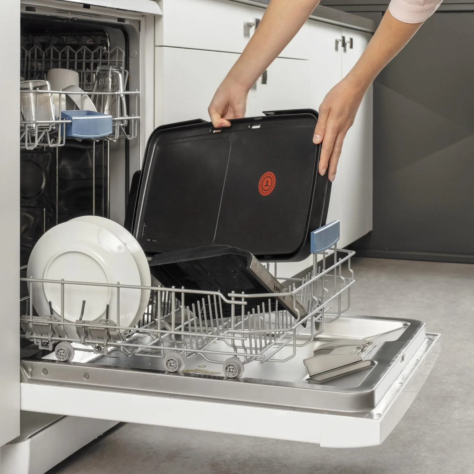 Tefal Plancha Booster elektryczna plancha 2200 W 2 strefy gotowania regulowany termostat powłoka nieprzywierająca