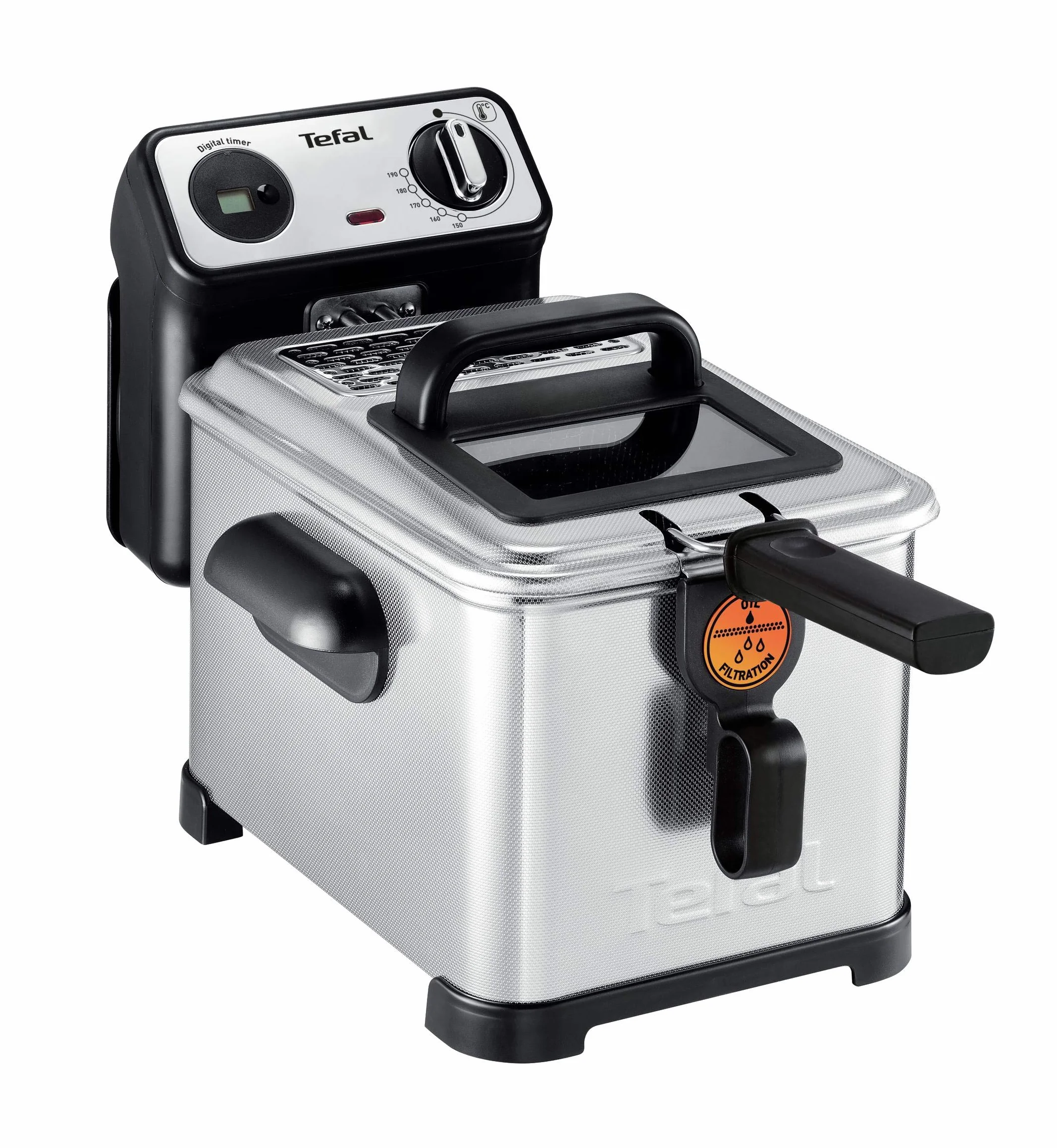 Tefal Pro Premium Digital Frytkownica, Czarny/Srebrny, 3L