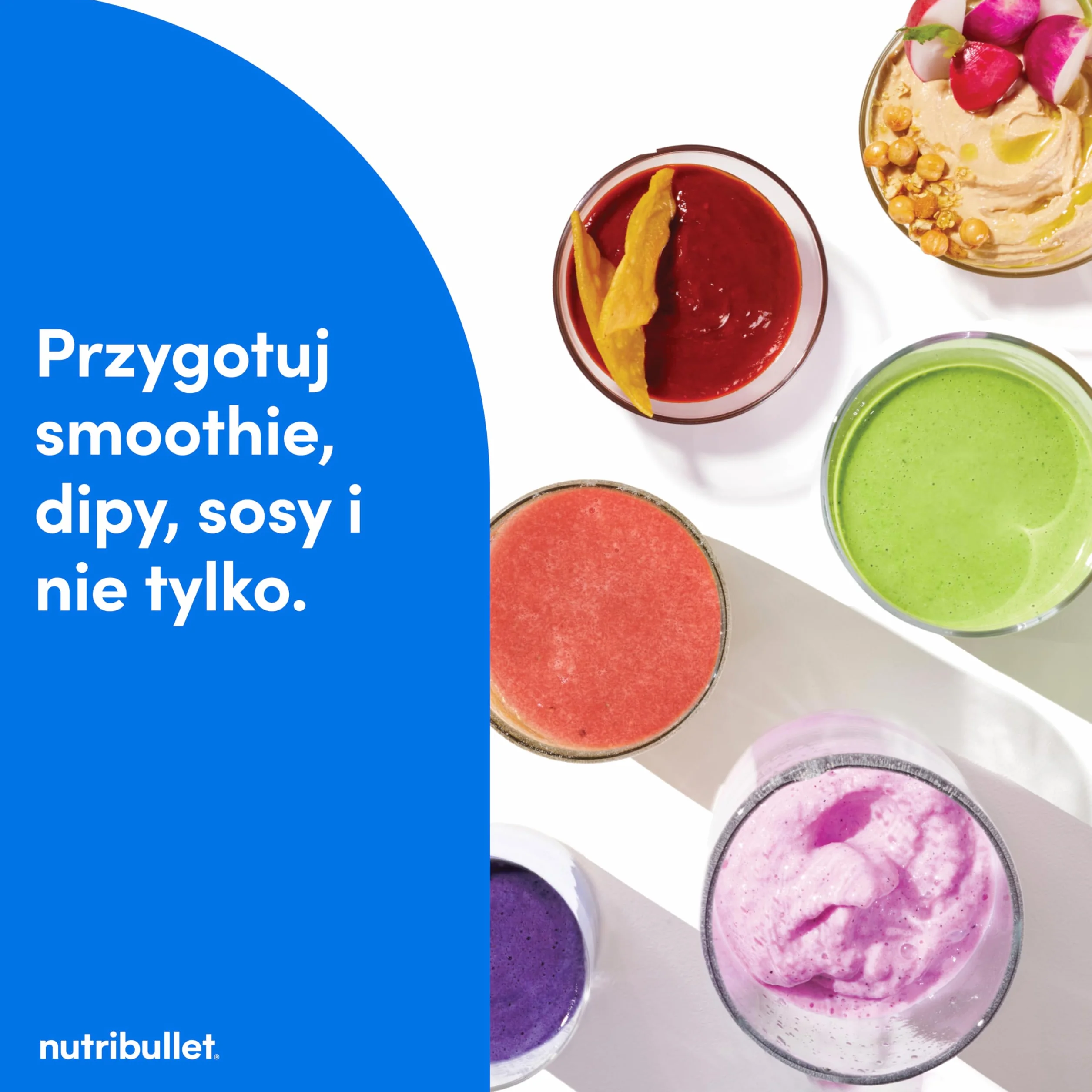 Nutribullet Pro 900 Blender Wielofunkcyjny Smoothie Ekstraktor Owoców Warzyw 900W Szary NB904MASN