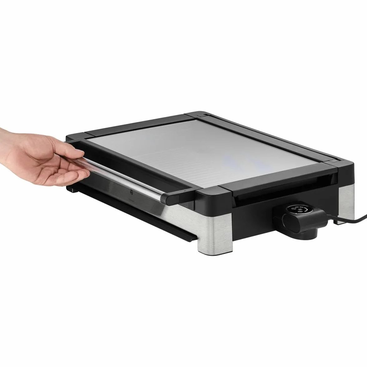 Wmf 415430011 Grill Stołowy, Cromargan 18/10, 2200 W, L, Srebrny