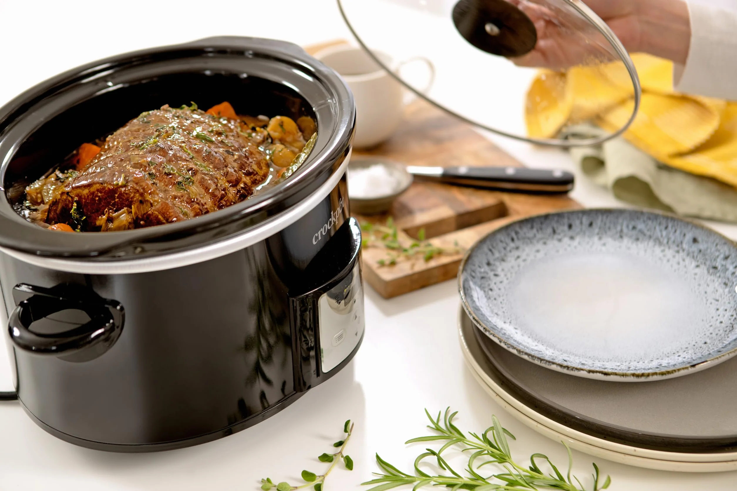 Crockpot cyfrowy wolnowar 3,5 l programowalny timer czarny CSC113X