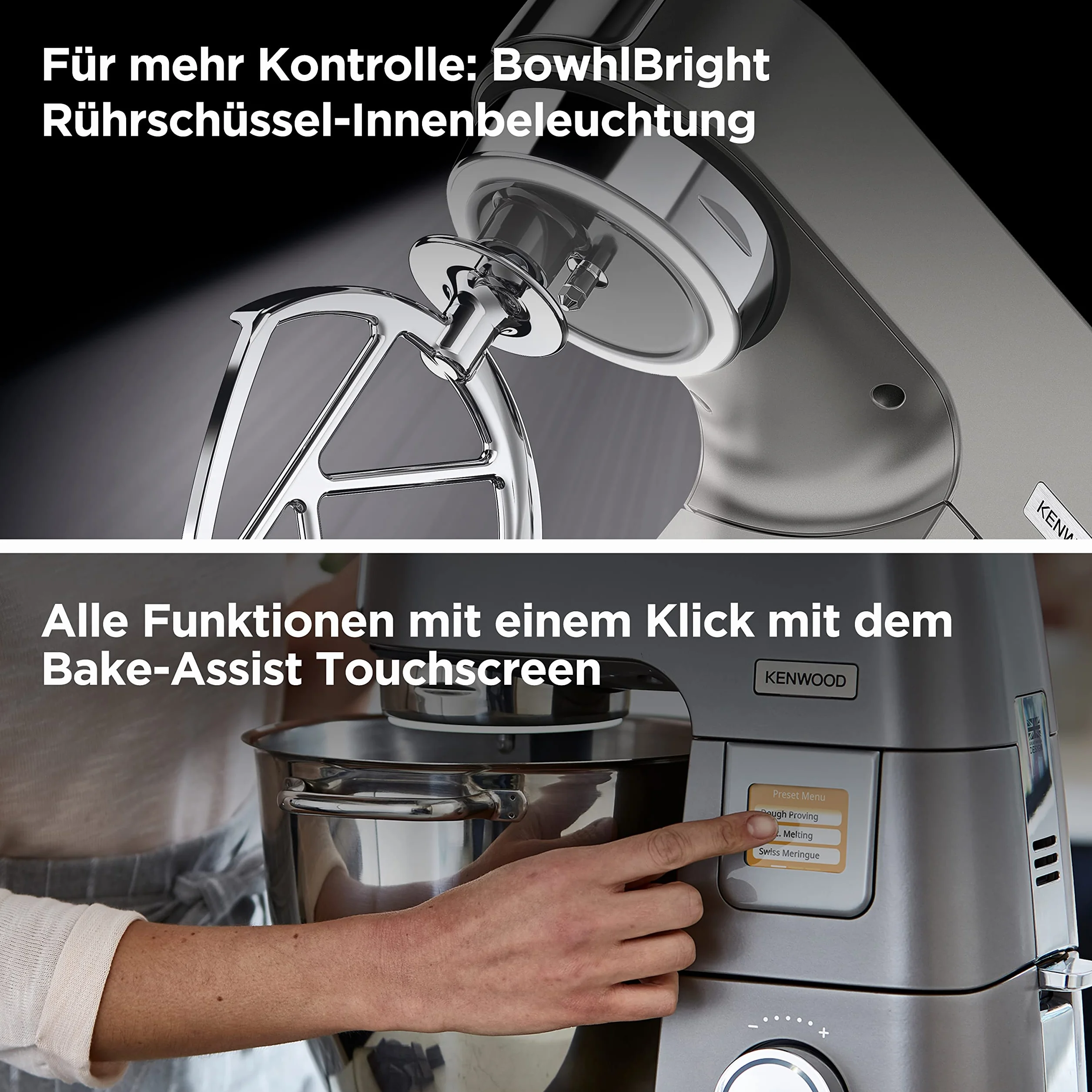 Kenwood Titanium Chef Patissierxl Robot Kuchenny, Srebrny, 1400 W