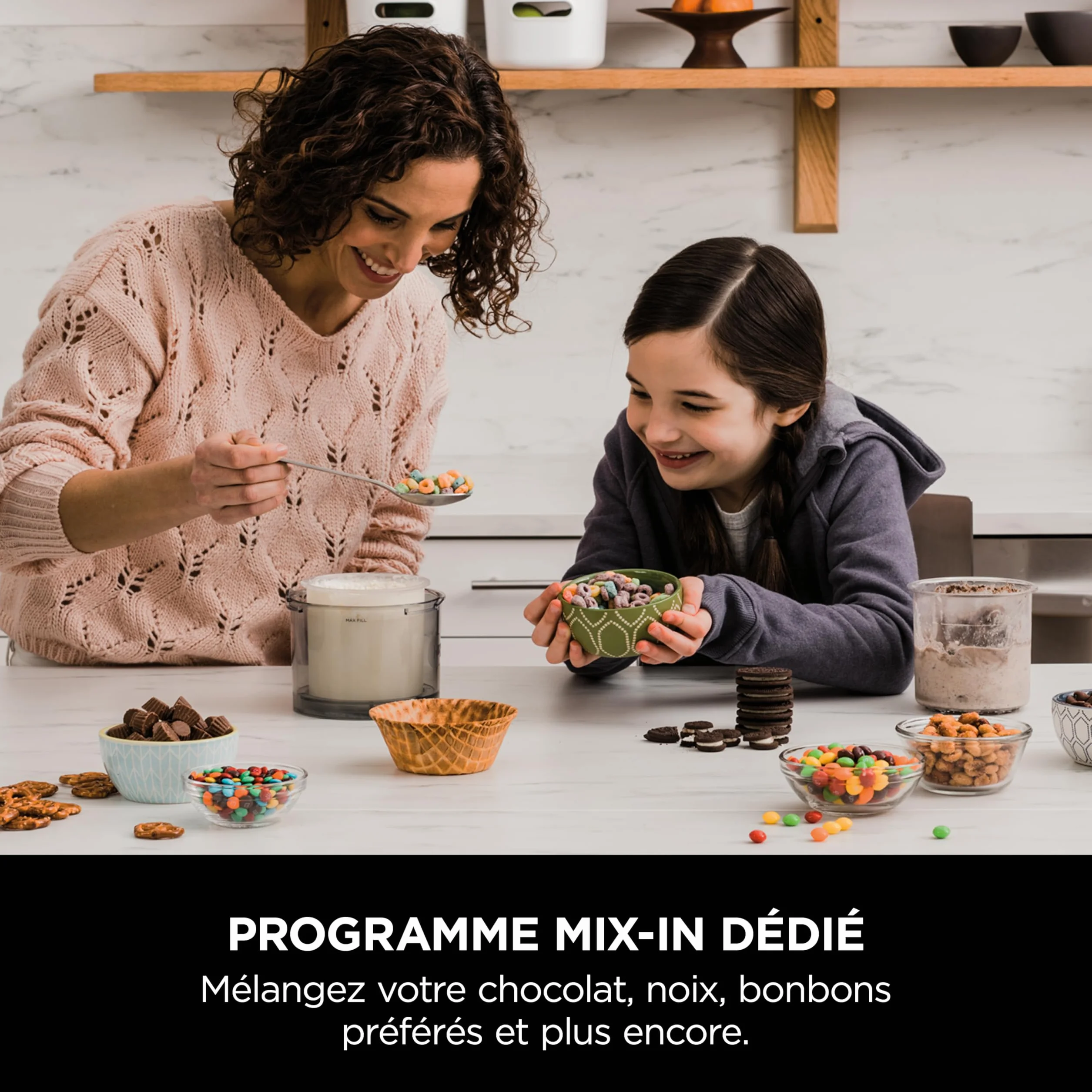 Ninja CREAMi Maszyna do lodów NC302EU 1,4L 7 programów Czarny Srebrny