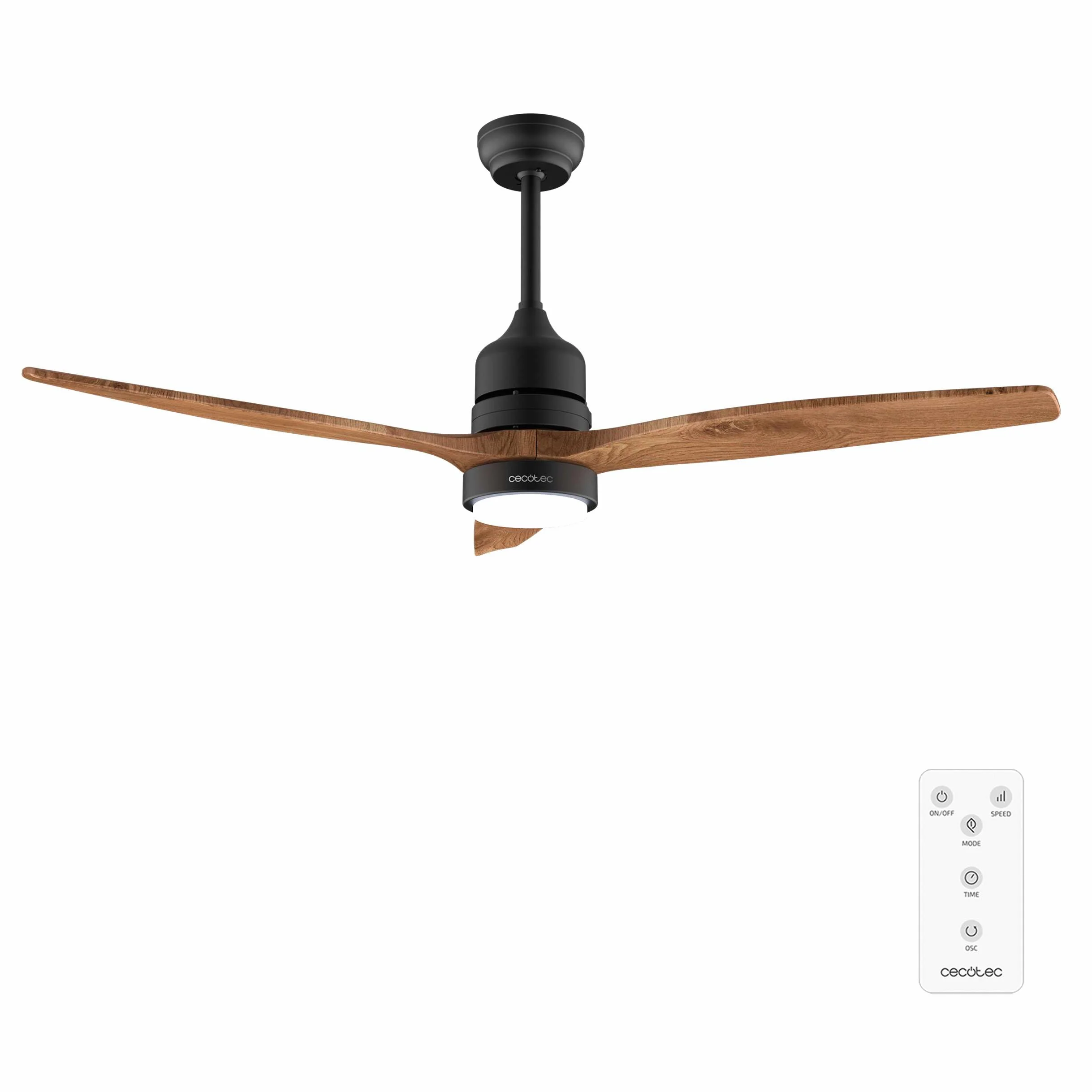 Cecotec Wentylator sufitowy EnergySilence Aero 5230 DarkWood 40 W LED pilot zdalnego sterowania