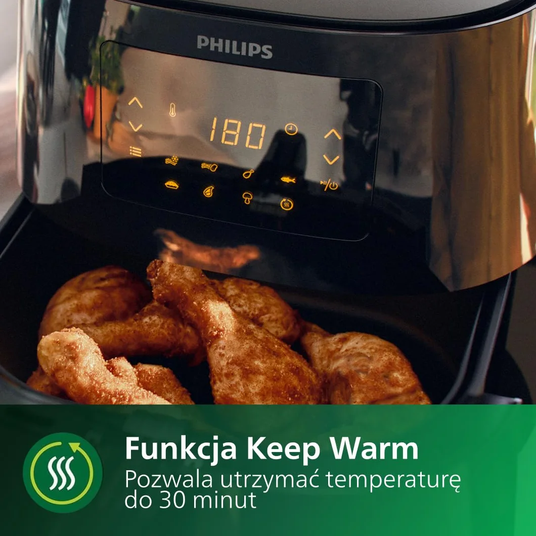 Philips Airfryer XL Seria 3000 6.2 l Beztłuszczowa Frytkownica 14-w-1 Cyfrowy wyświetlacz HD9270/90