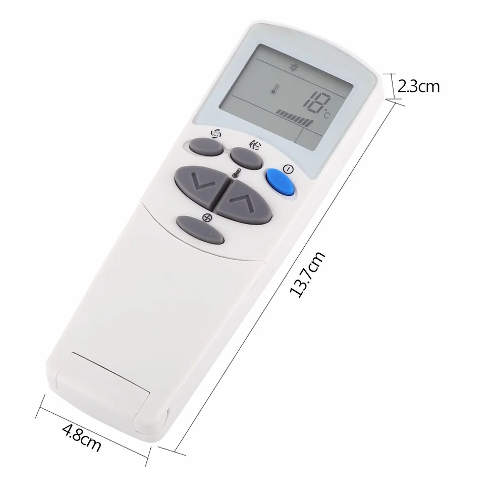 Tosuny Uniwersalny pilot zdalnego sterowania do klimatyzatora zamiennik kontrolera LCD klimatyzatora do 6711A90032L, rozmiar przenośny, nie wymaga konfiguracji, biały