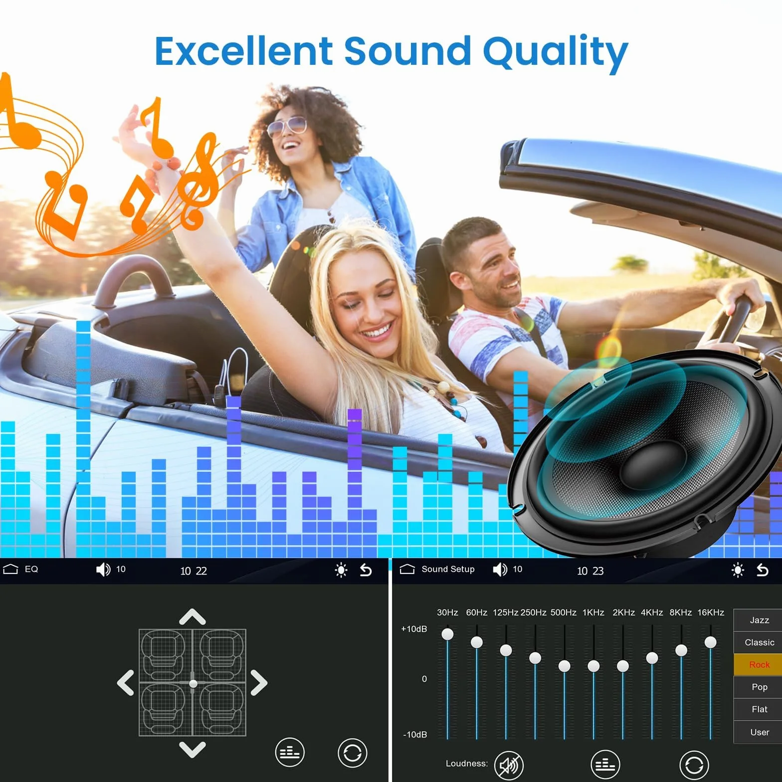 VECHTEL Radio samochodowe 2 DIN z bezprzewodowym Carplay Android Auto, 7-calowy ekran dotykowy, radio samochodowe Bluetooth, radio FM, Typ-C/USB/TF/AUX, MirrorLink, kamera cofania, sterowanie zdalne