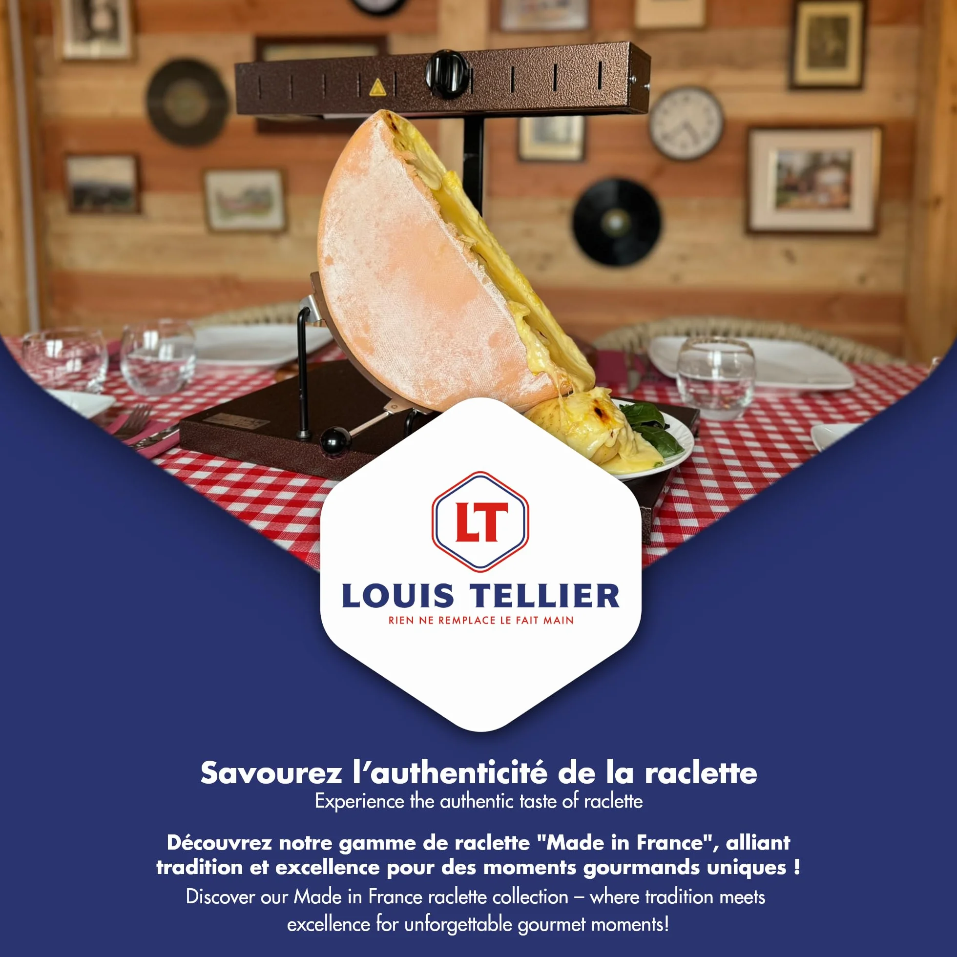 Louis Tellier Alpage® Podpis bazaltowy skrobak dla 6-8 osób, 230 V