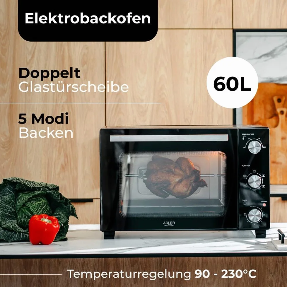 ADLER EUROPE 6028 Piekarnik elektryczny 60L