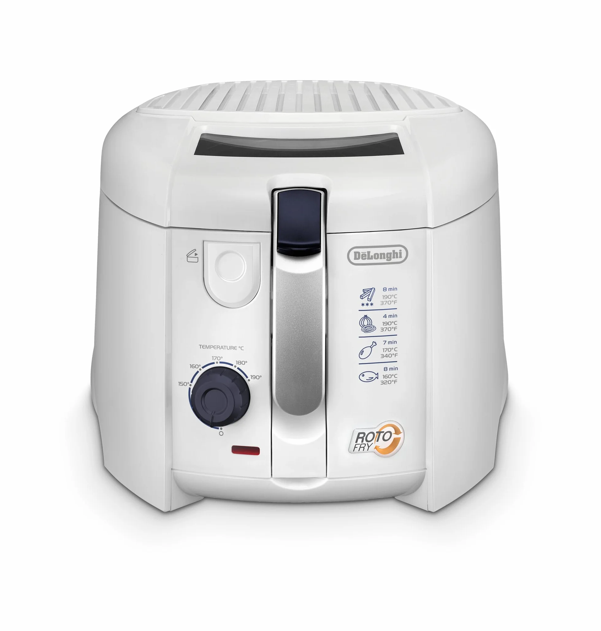 De'Longhi F28211.W1 Frytkownica RotoFry 1800 W 1,2 litra stal nierdzewna biała