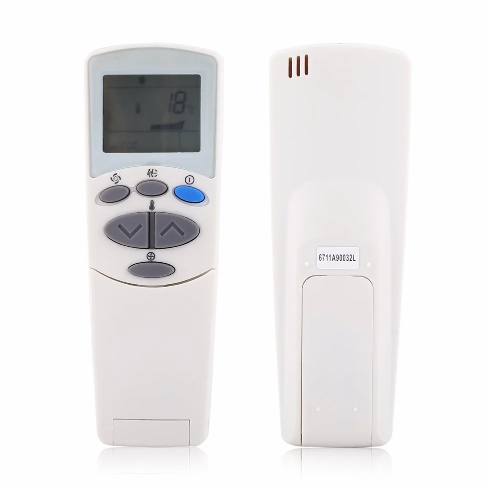 Tosuny Uniwersalny pilot zdalnego sterowania do klimatyzatora zamiennik kontrolera LCD klimatyzatora do 6711A90032L, rozmiar przenośny, nie wymaga konfiguracji, biały