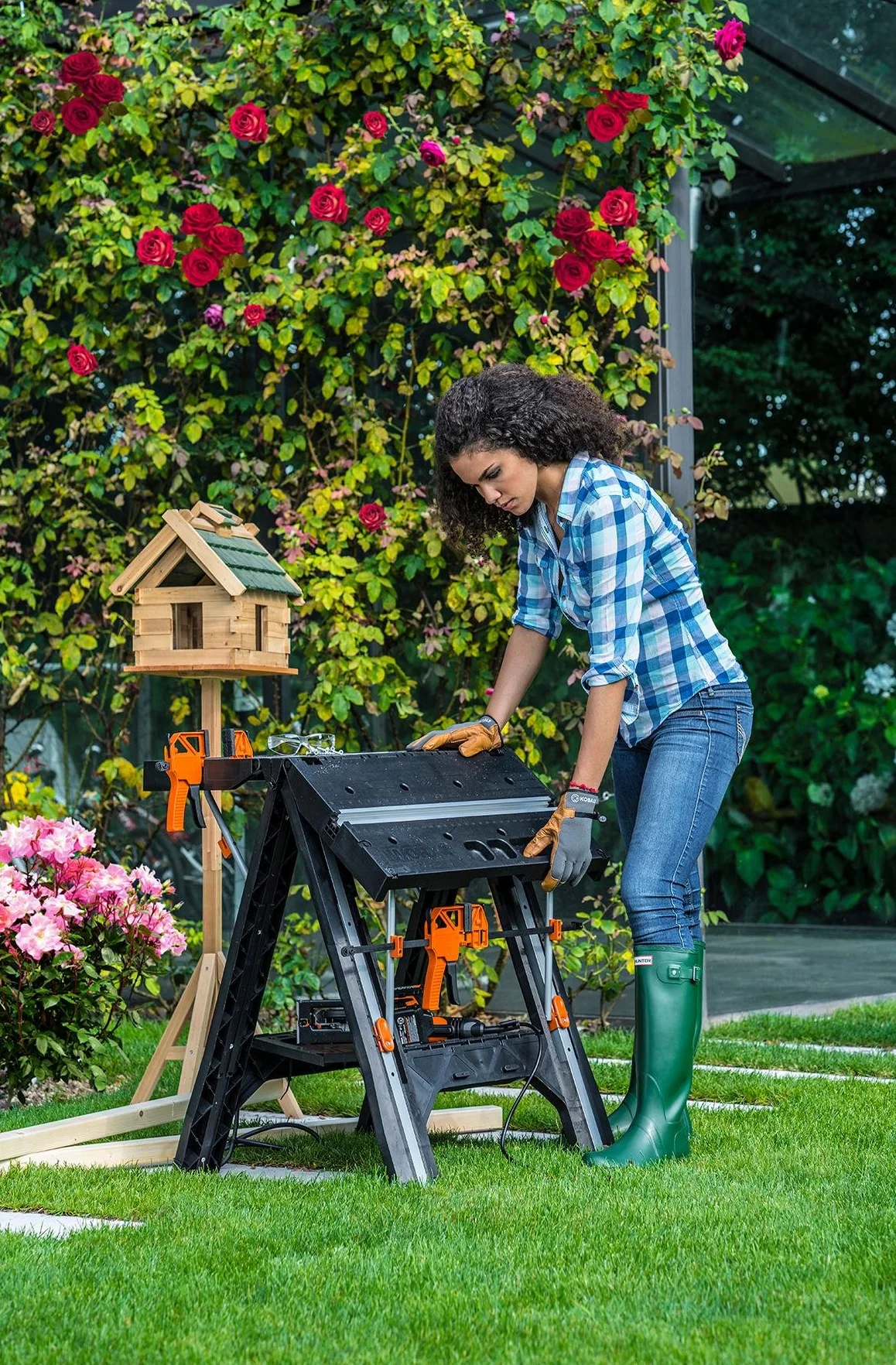 Worx Pegasus WX051 Składany Stół Roboczy z Szybkimi Zaciskami
