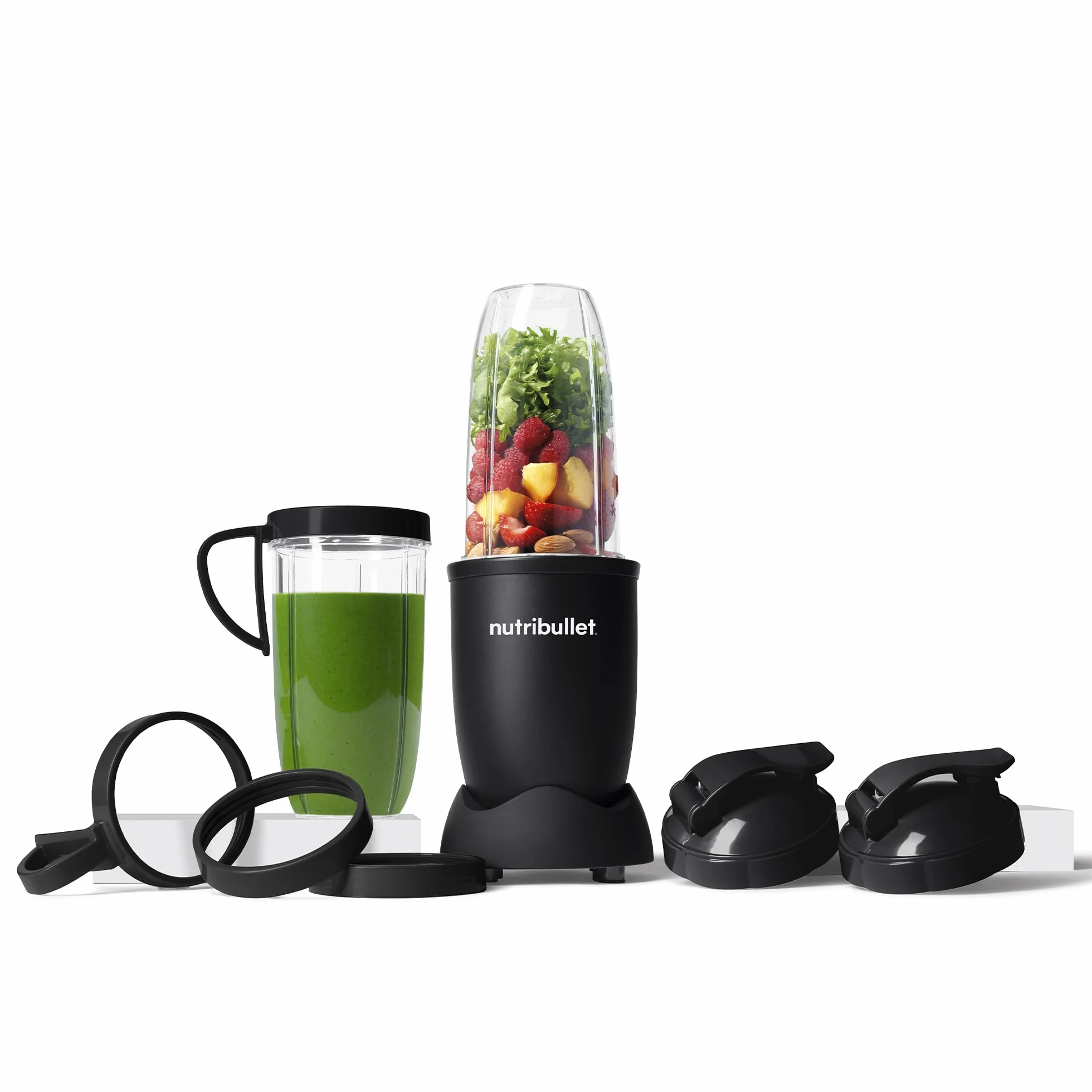 Nutribullet Pro 900 Blender Elektryczny Wielofunkcyjny 900W 2 x 900 ml Matowa Czerń NB910MAB