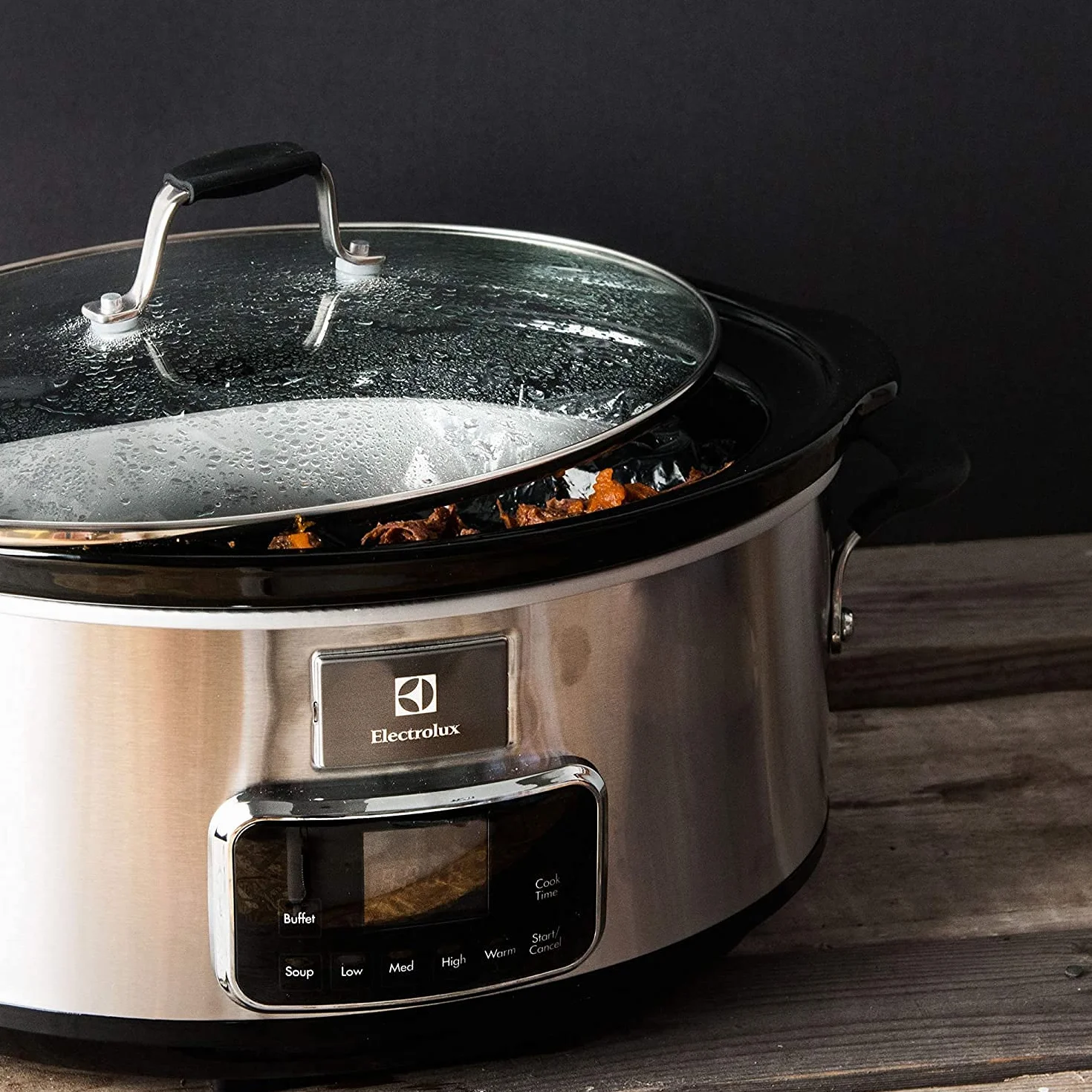 Electrolux ESC7400 Wolnowar – wolnowar ze stali nierdzewnej z 6 wstępnie zdefiniowanymi programami, 235 W, 6,6 l