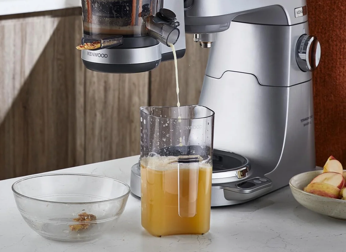 Kenwood KAX720PL Sokowirówka Elektryczna z Pojemnikiem 400 ml Srebrny/Szary