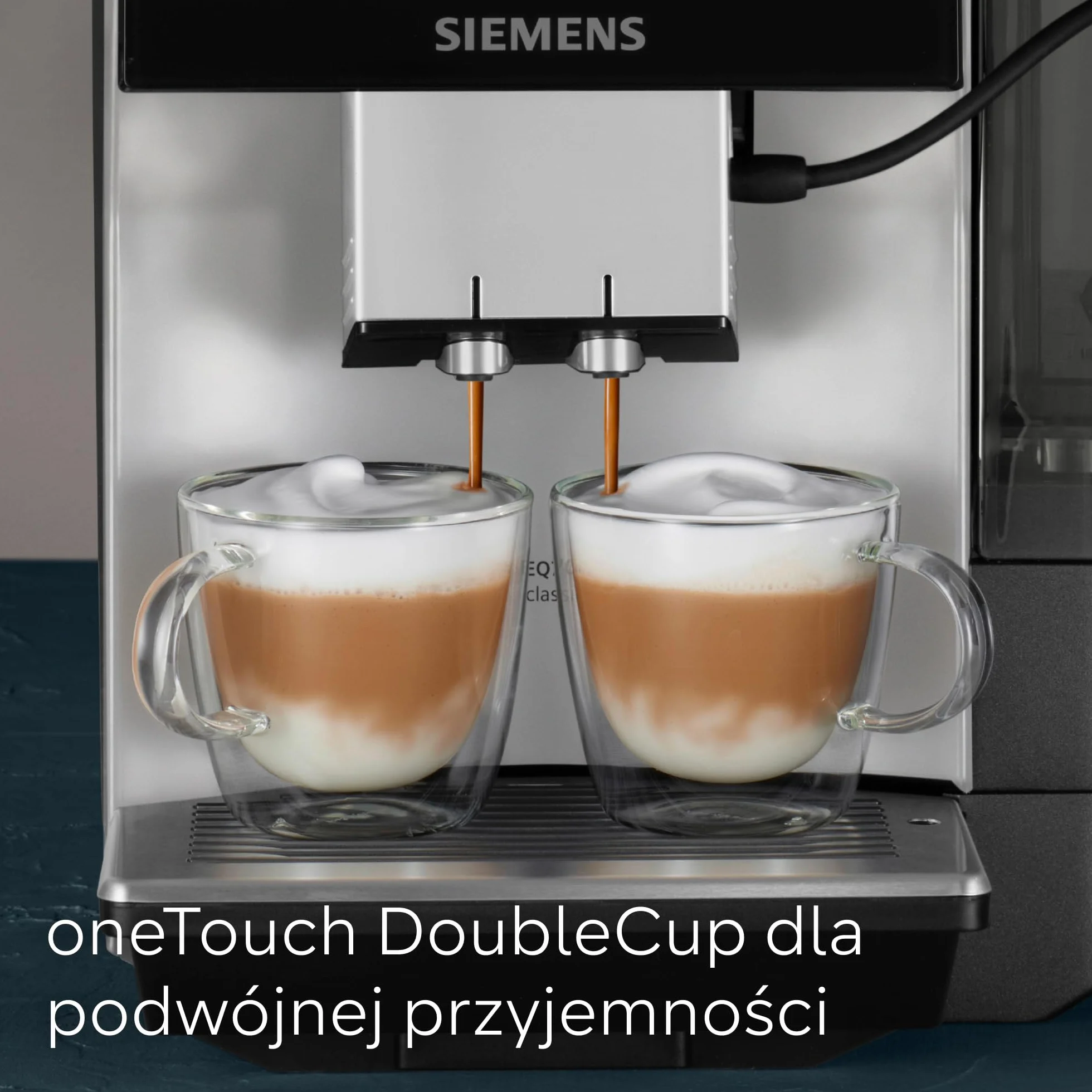 Siemens EQ700 Classic automatyczny ekspres do kawy z iSelect, Cold Brew, Slow Brew, Home Connect TP715E17