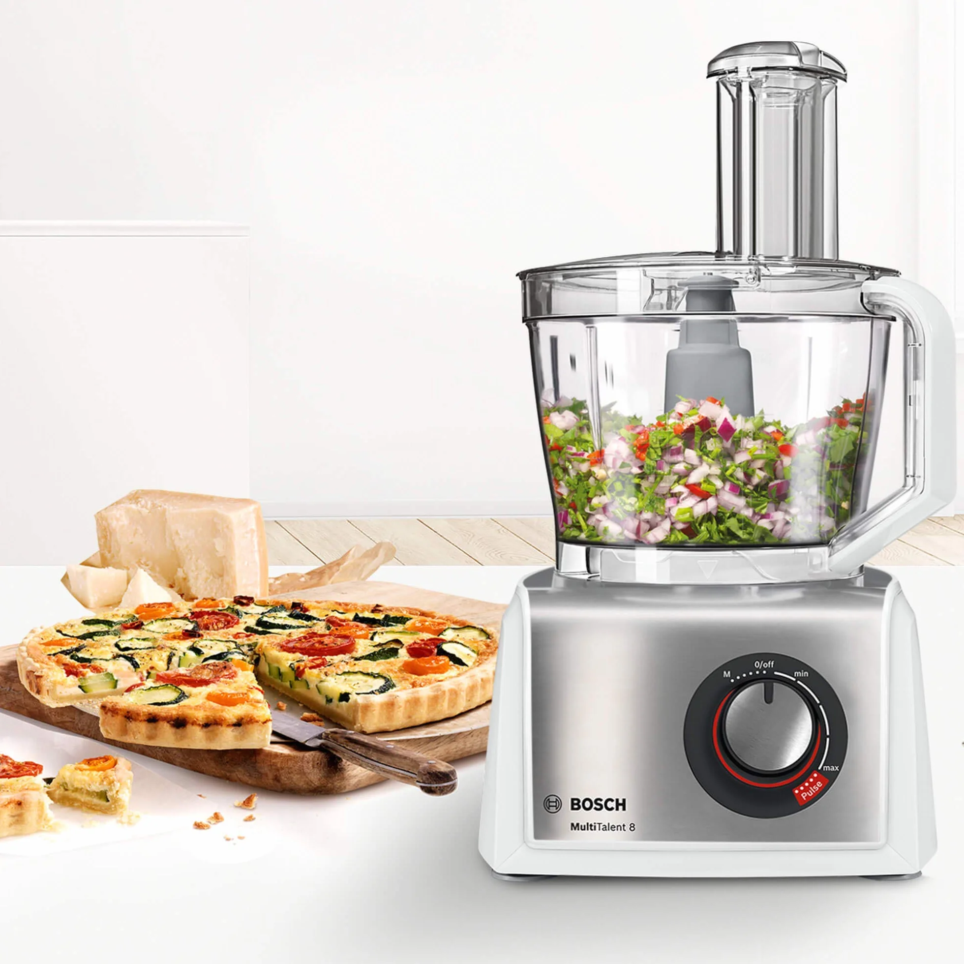 Bosch MultiTalent 8 robot kuchenny 1250 W 3,9 l misa MC812S820 biały