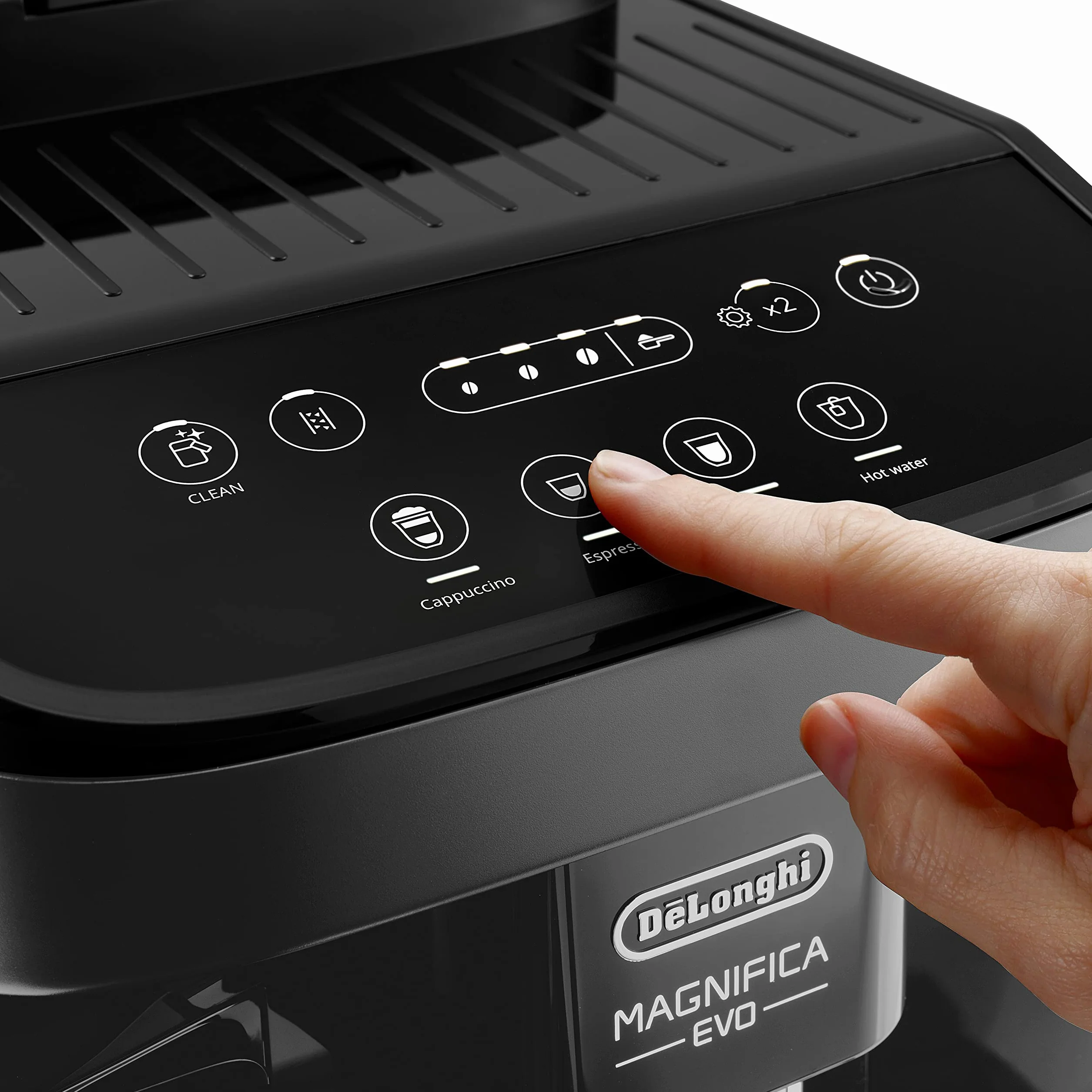De'Longhi Magnifica Evo Ekspres do Kawy z Młynkiem, Czarny, 1450W 240V