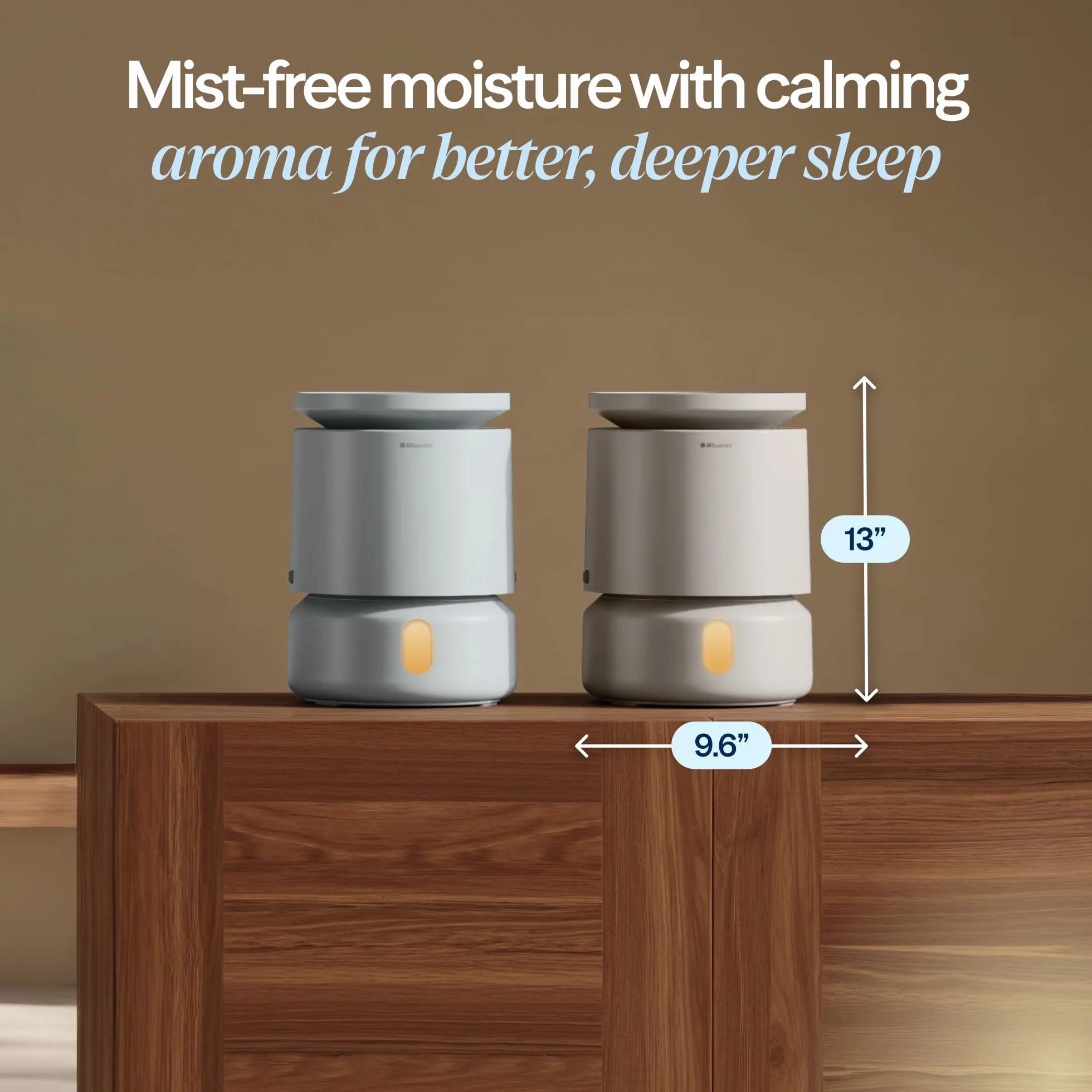 Blueair Nawilżacz powietrza DreamWell 48 h Top-Fill InvisibleMist cichy bez mgły